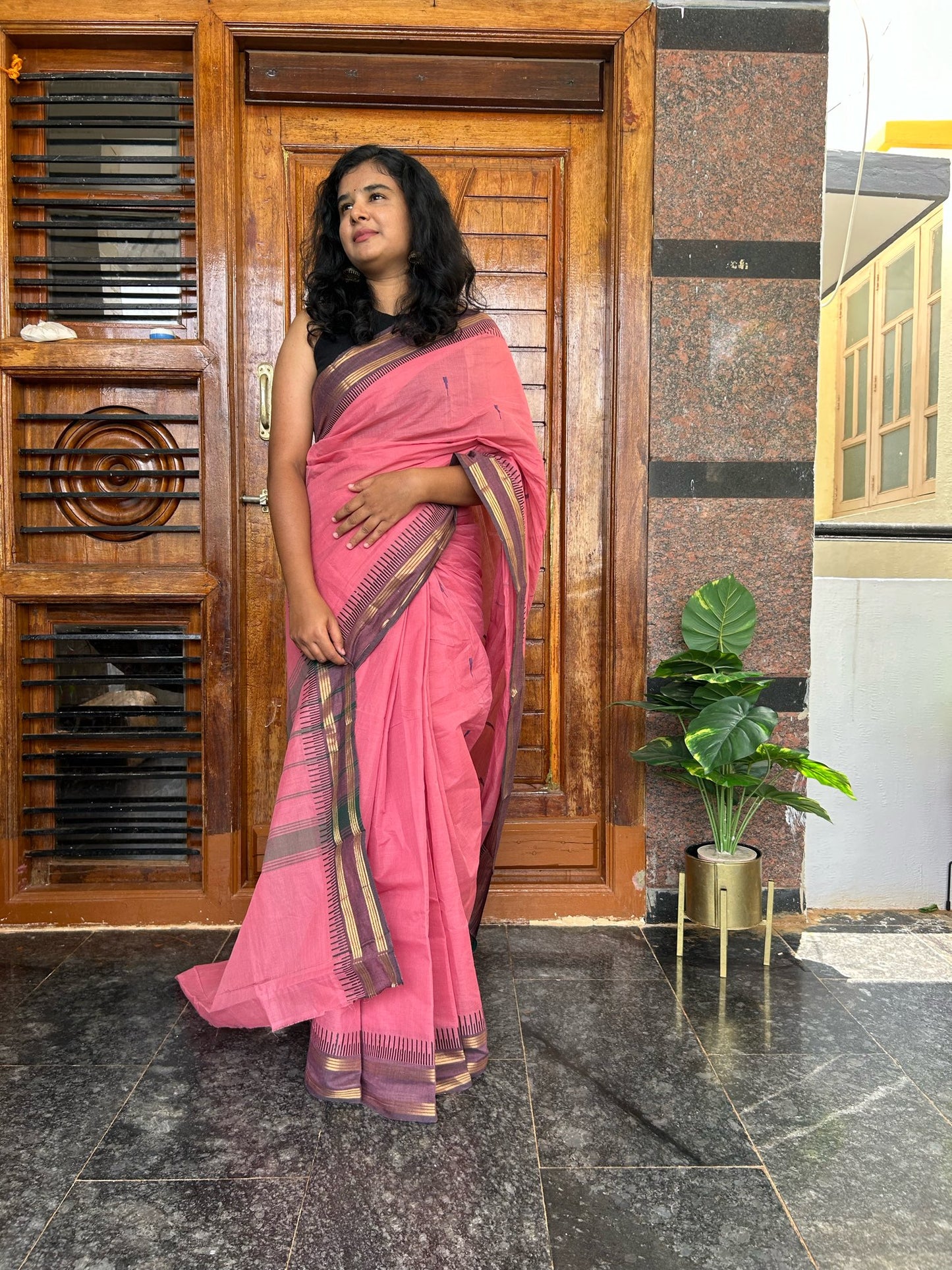 PINK KANCHI COTTON