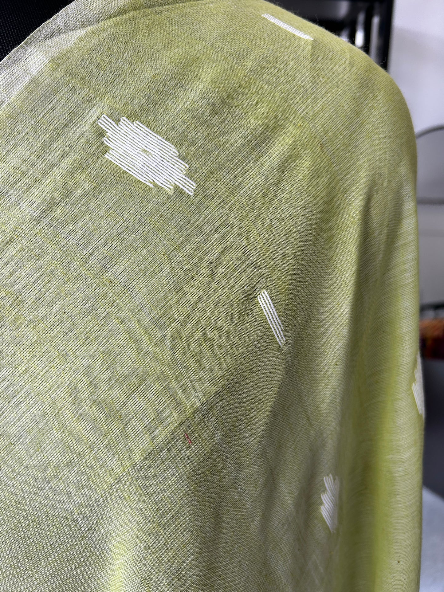 GREEN MUL JAMDANI SAREE