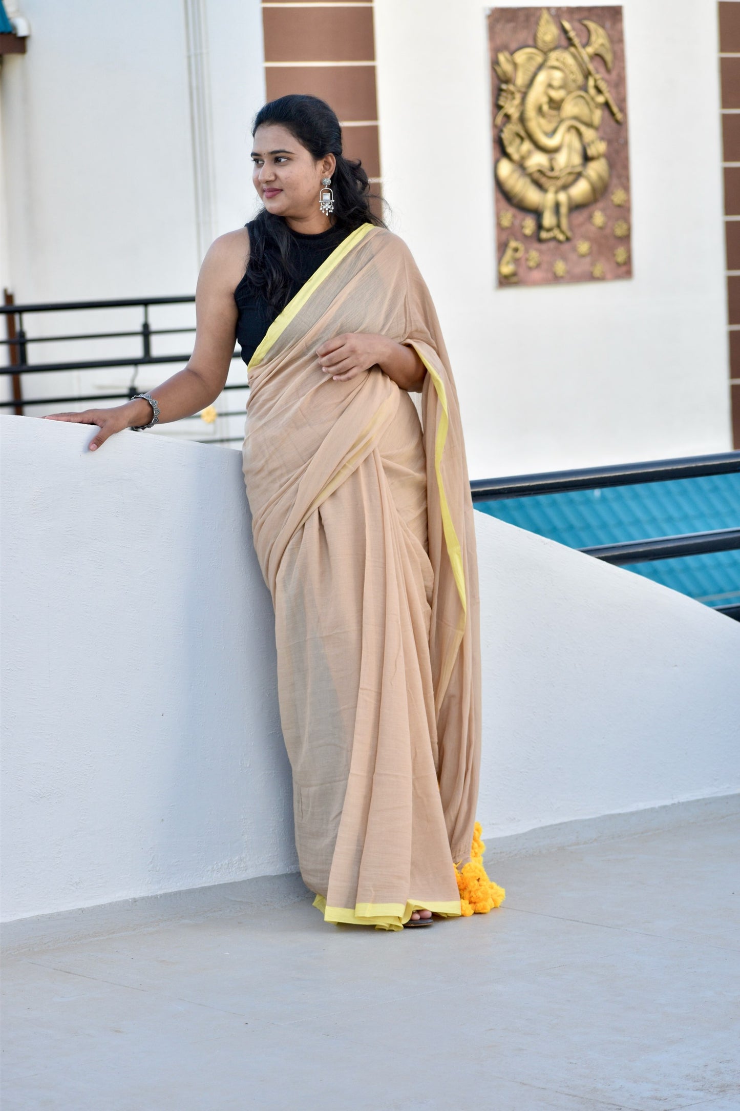 BIEGE MUL SAREE