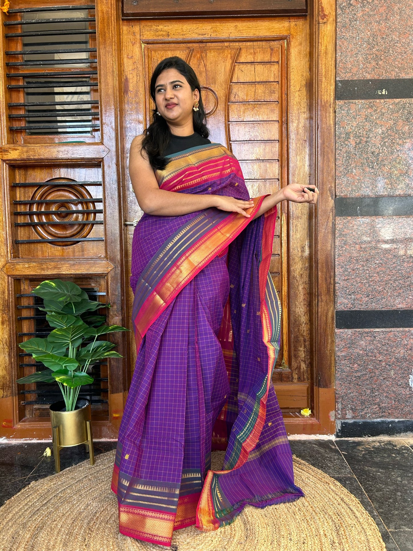 BLUE KANCHI COTTON