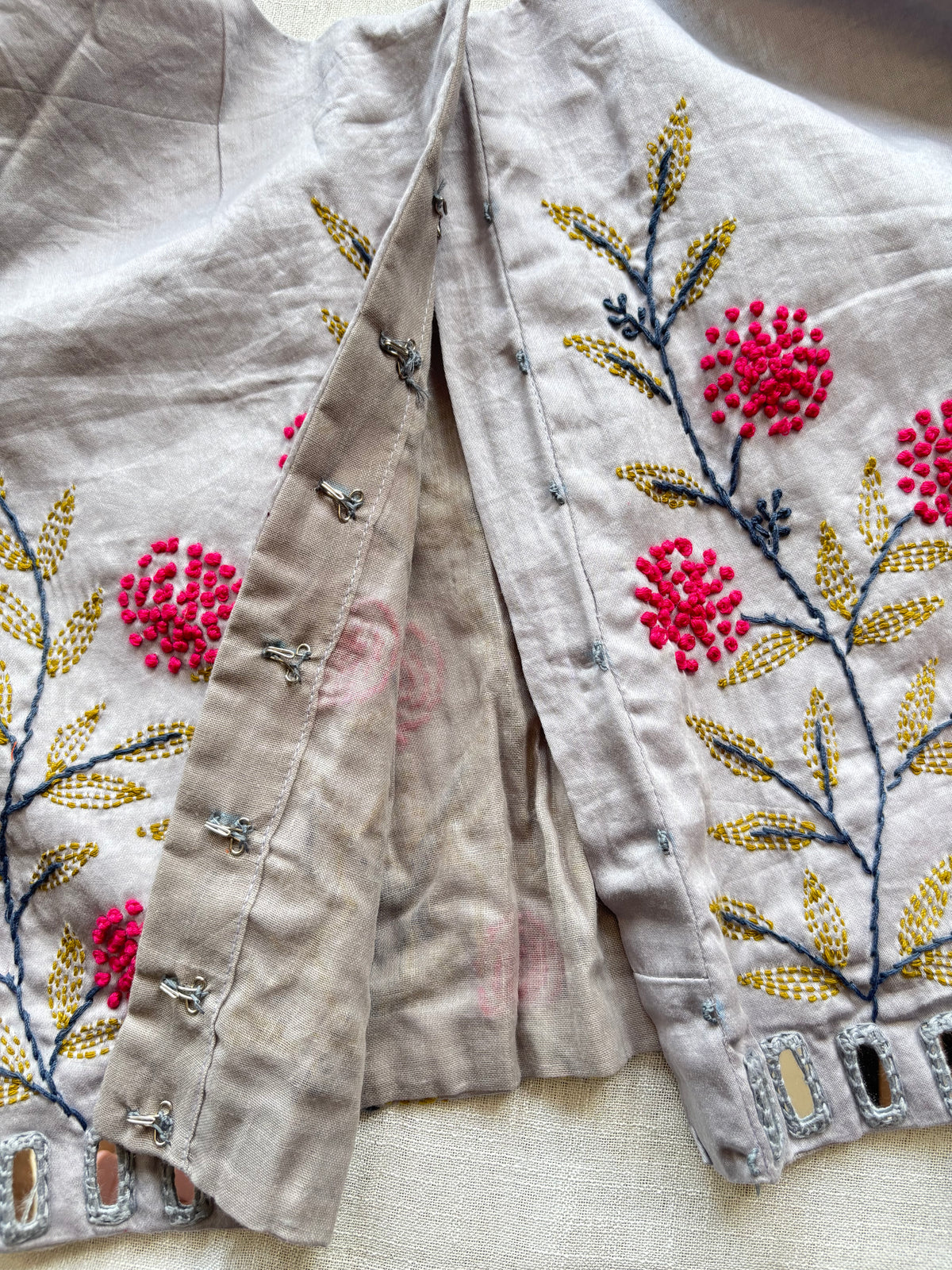 White Embroidered blouse