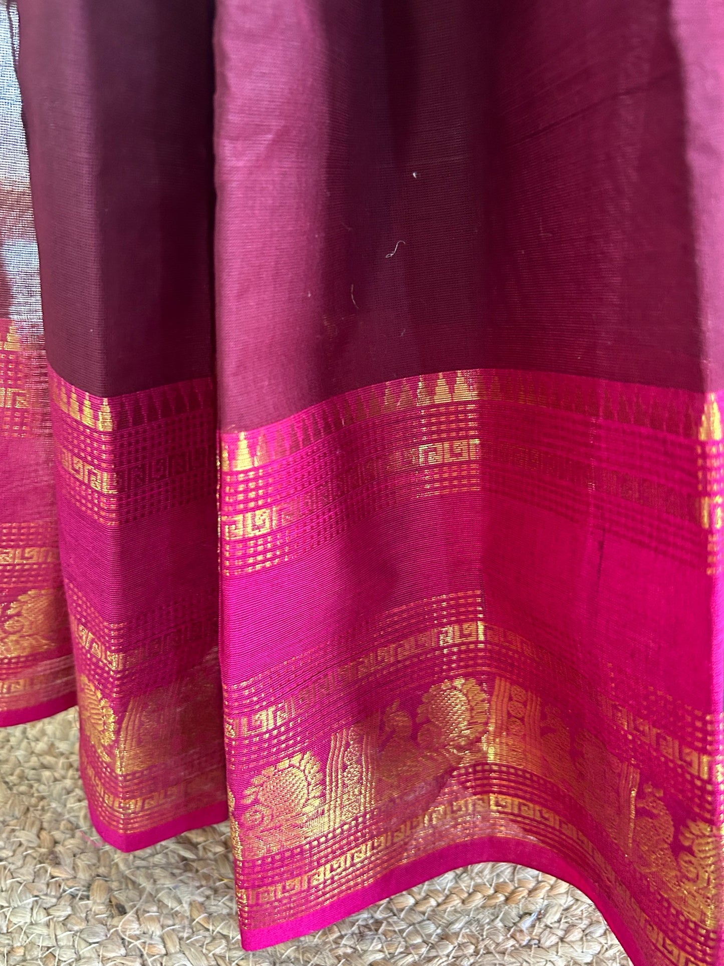BROWN KANCHI COTTON