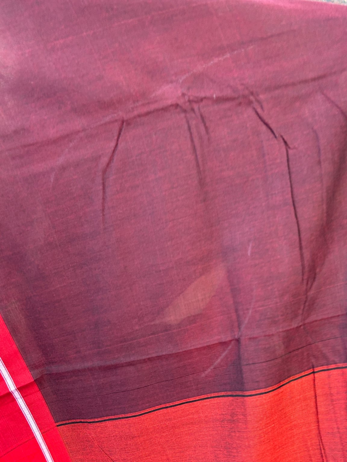 BROWN PATTEDANCHU SAREE.