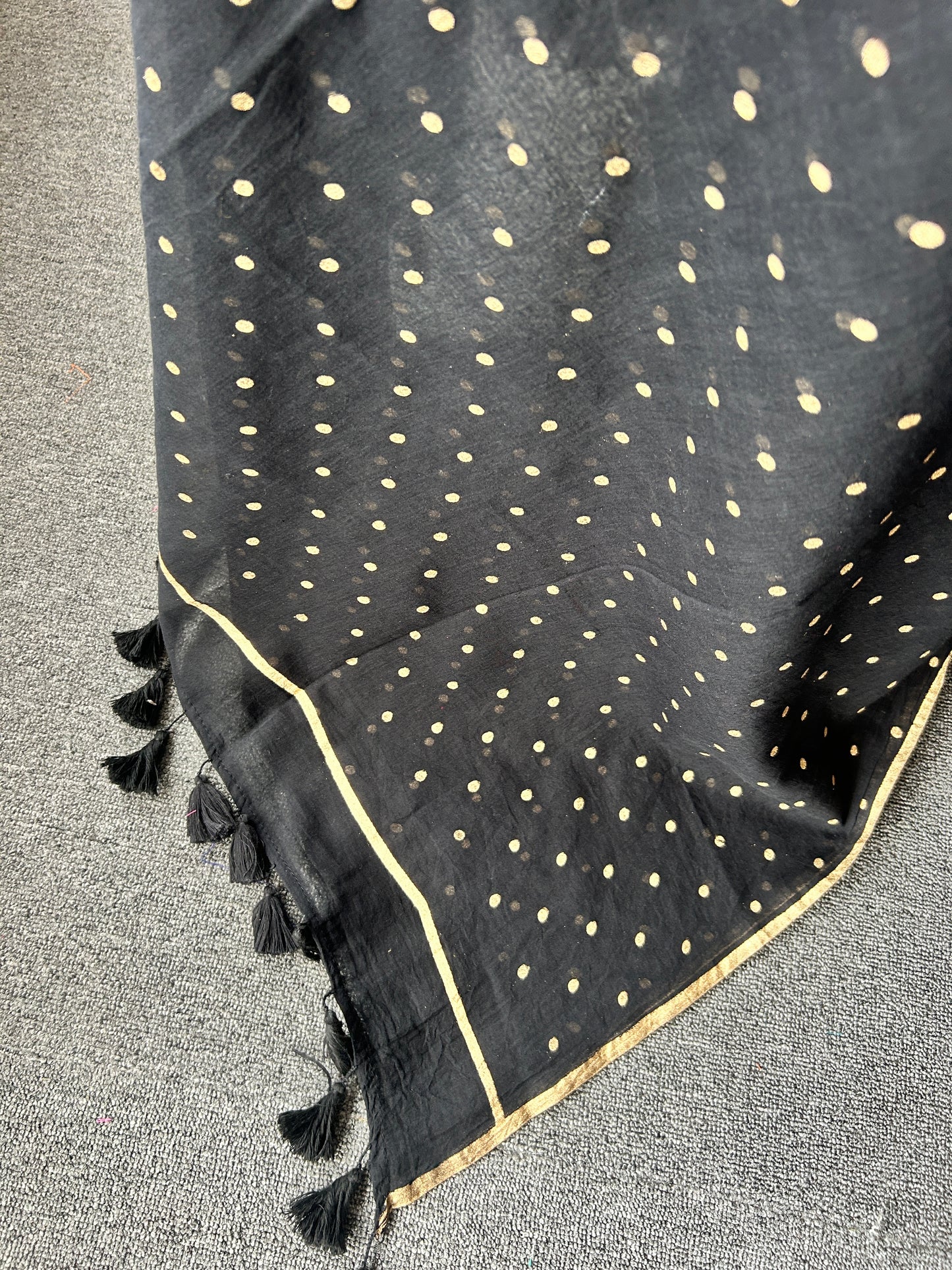 BLACK MUL SAREE
