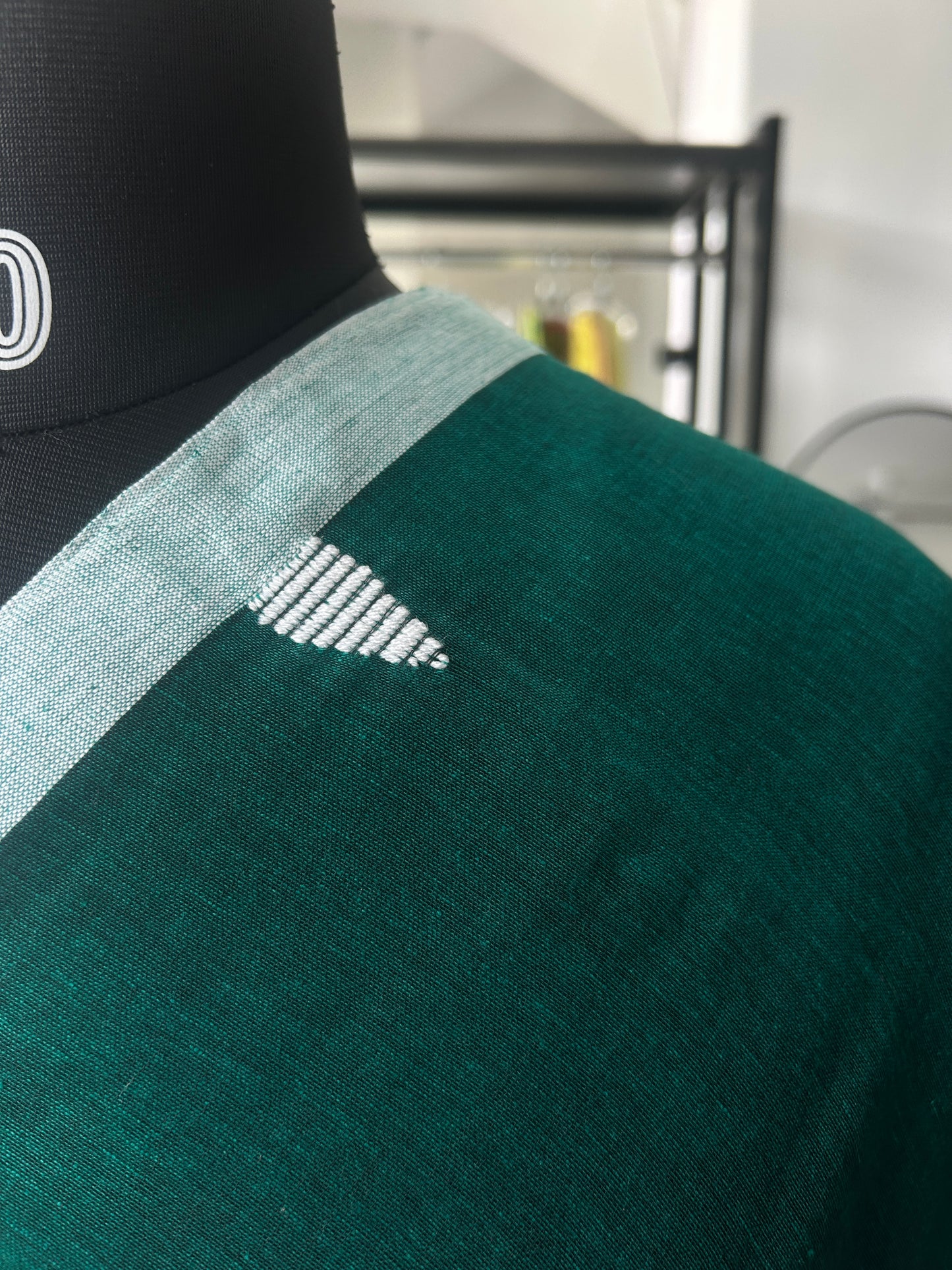 GREEN JAMDANI SAREE
