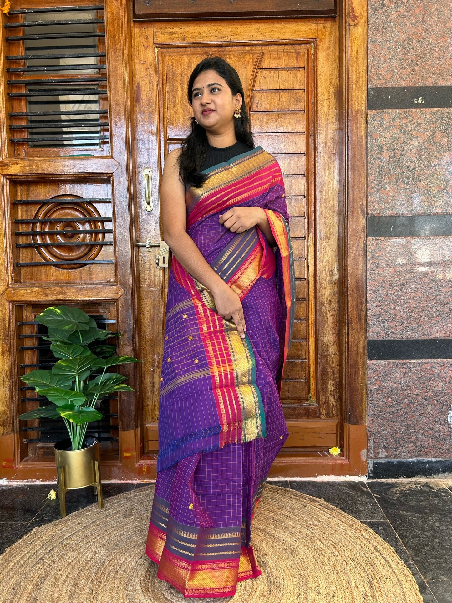 BLUE KANCHI COTTON