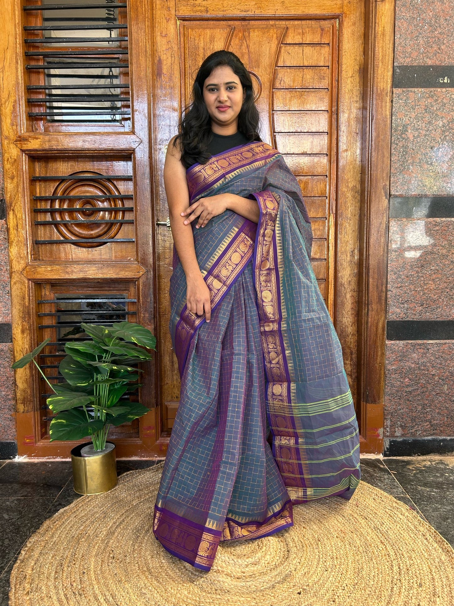 BLUE KANCHI COTTON