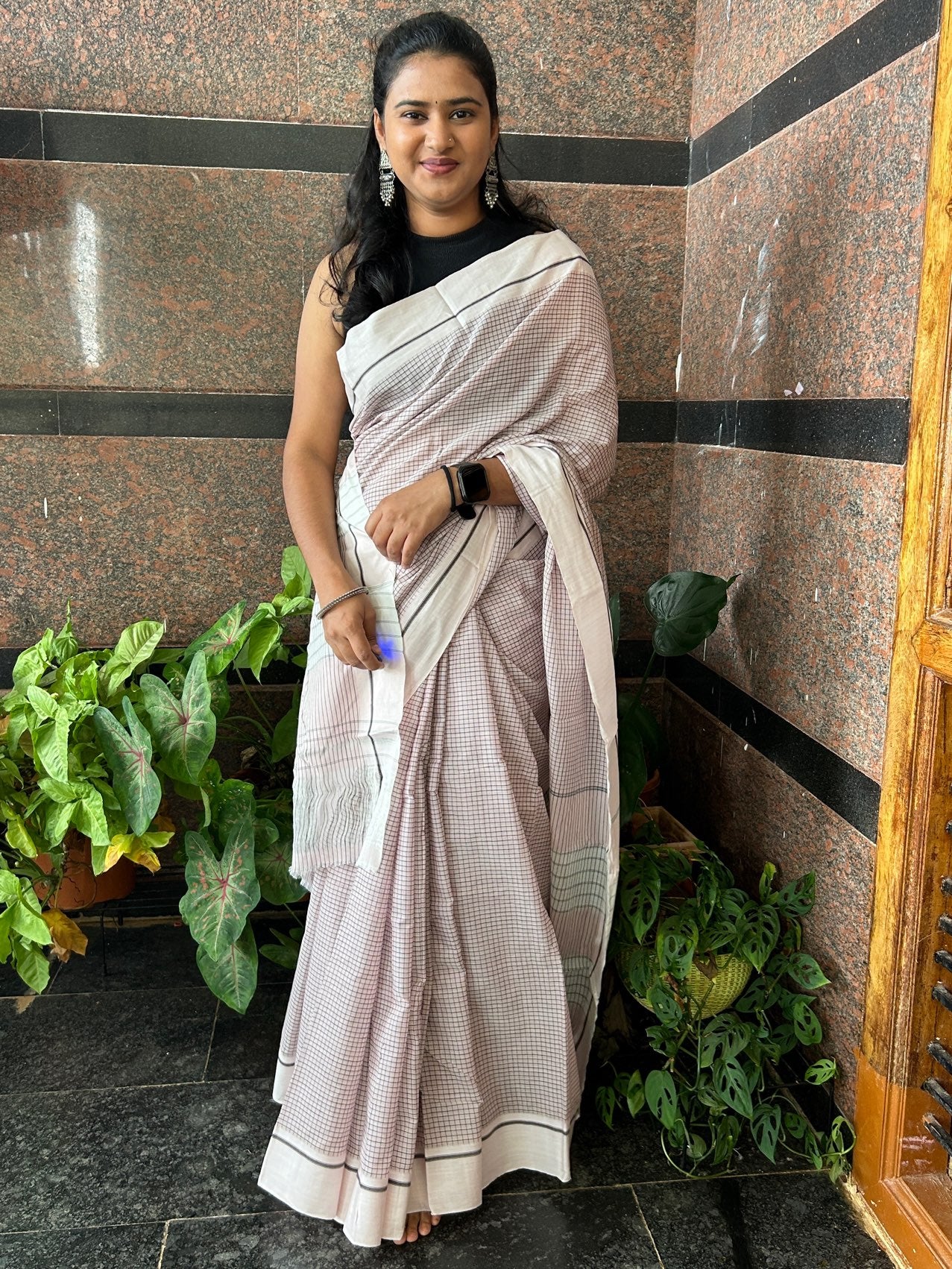 PINK PATTEDANCHU SAREE.