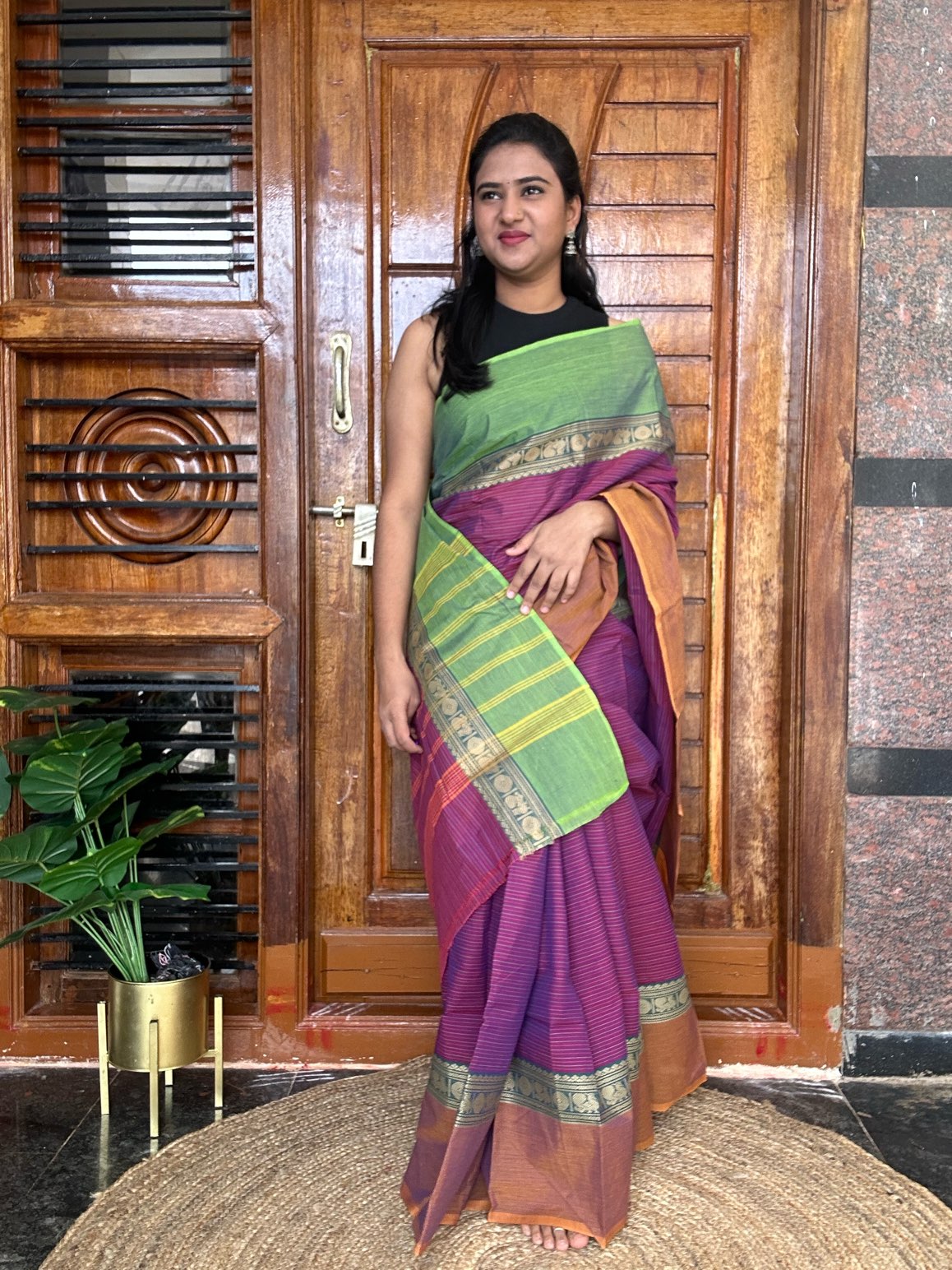 PURPLE KANCHI COTTON