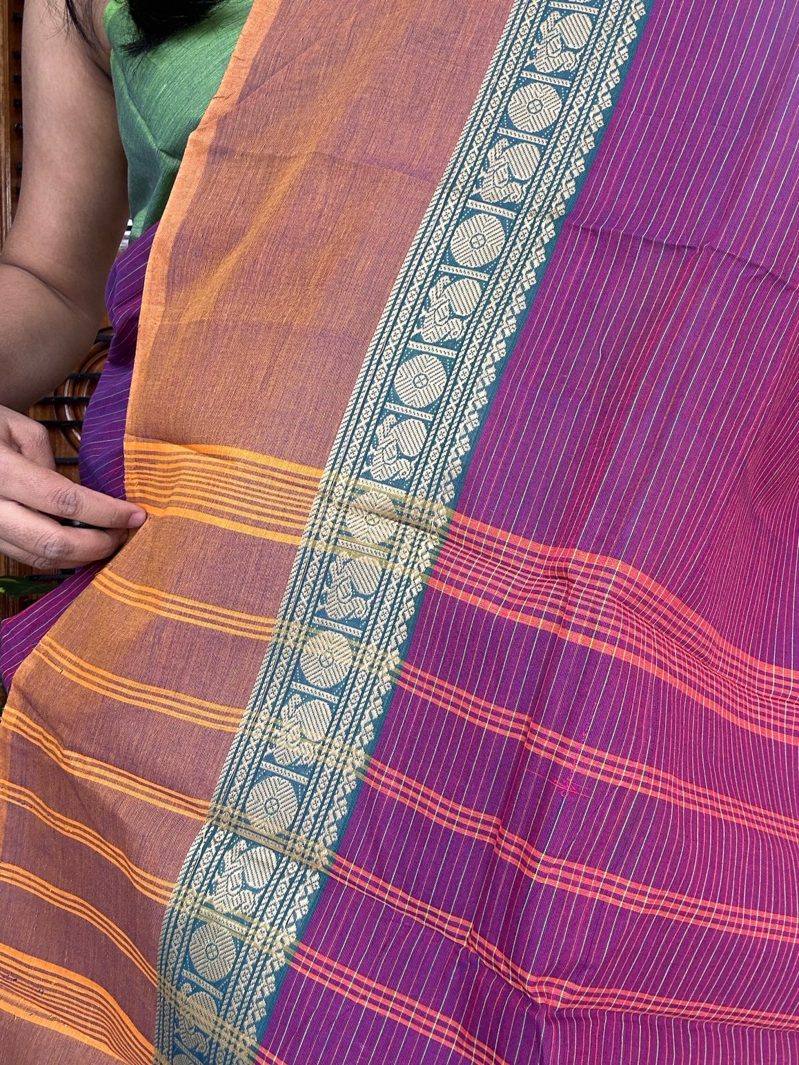 PURPLE KANCHI COTTON
