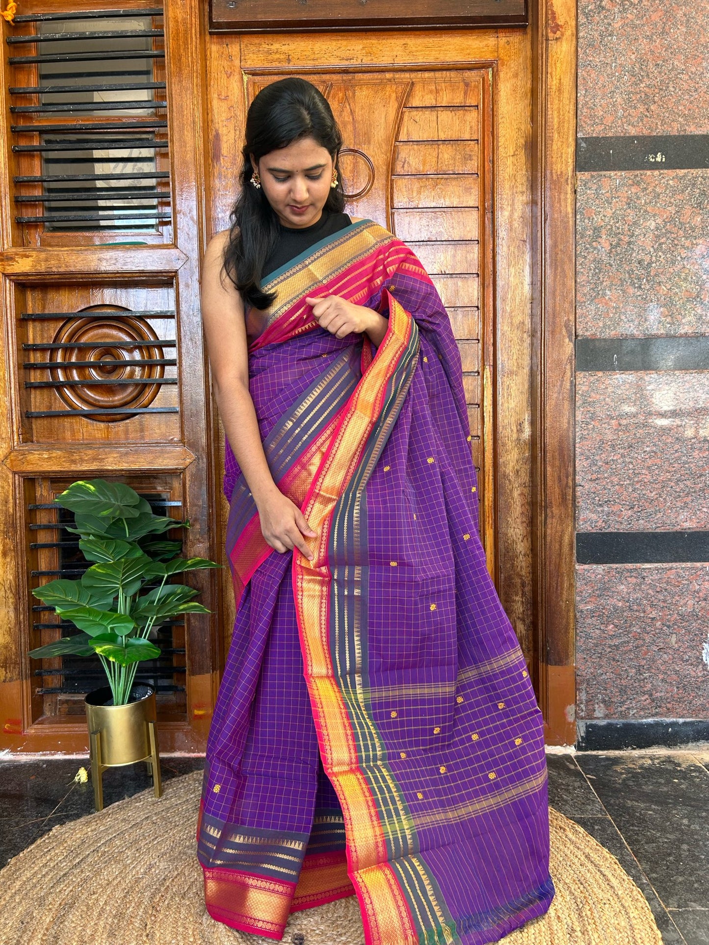 BLUE KANCHI COTTON