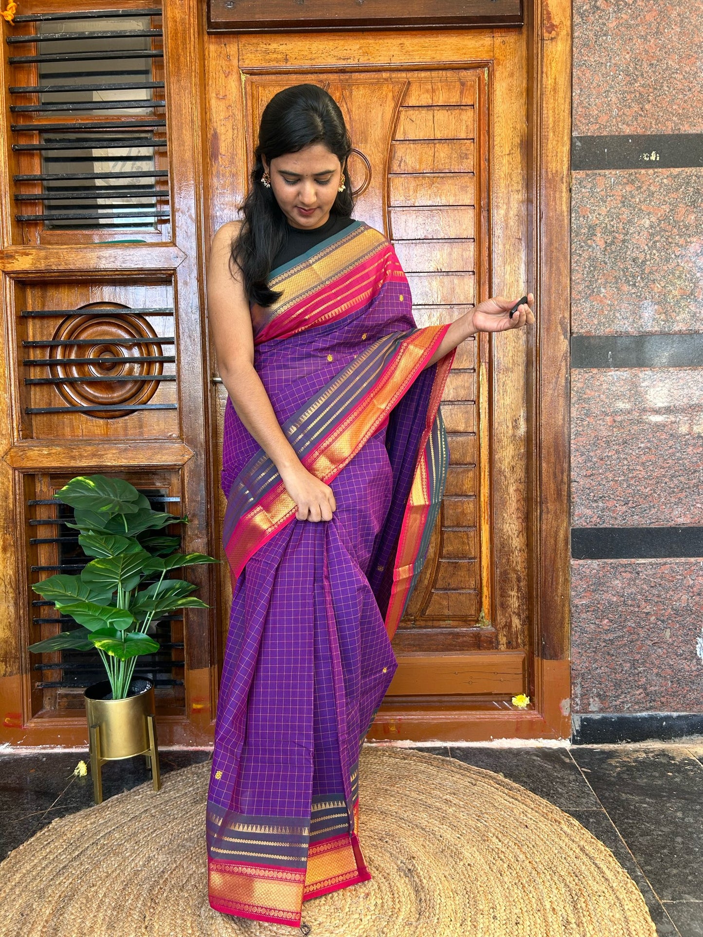 BLUE KANCHI COTTON