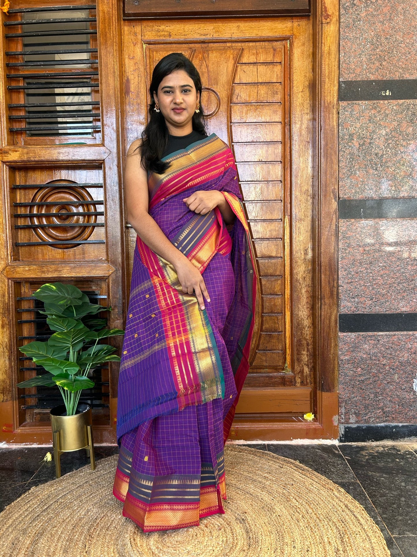 BLUE KANCHI COTTON