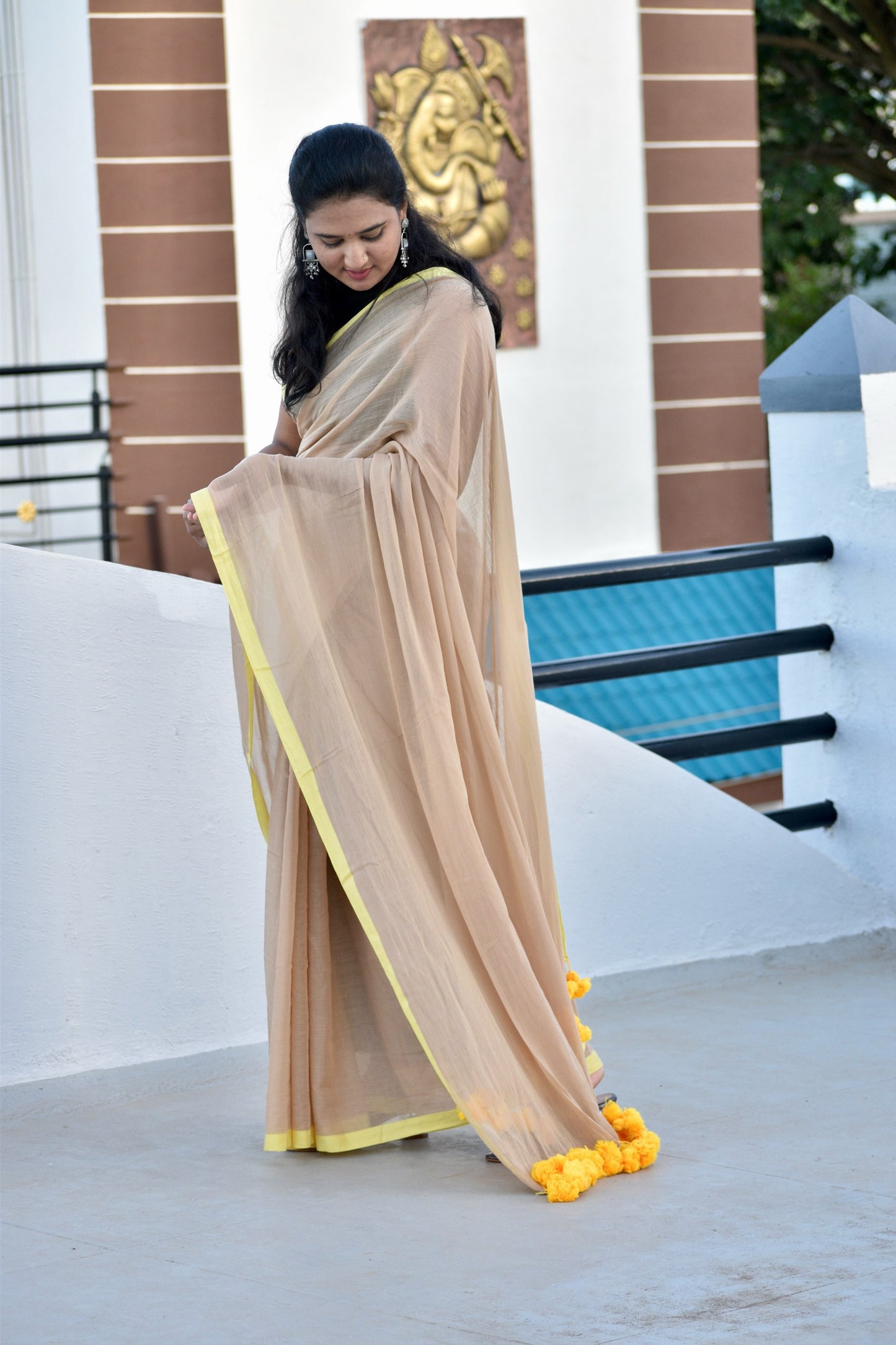 BIEGE MUL SAREE