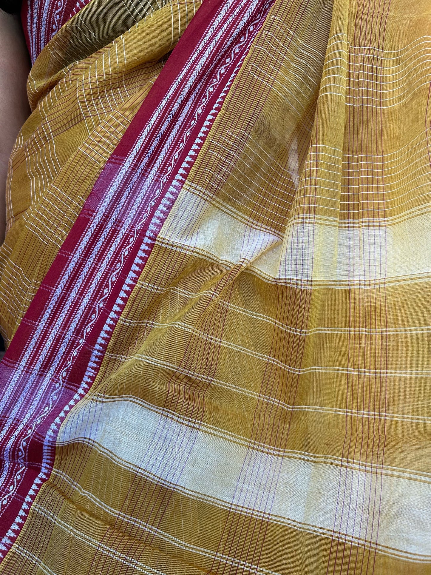 YELLOW NARAYANPET SAREE