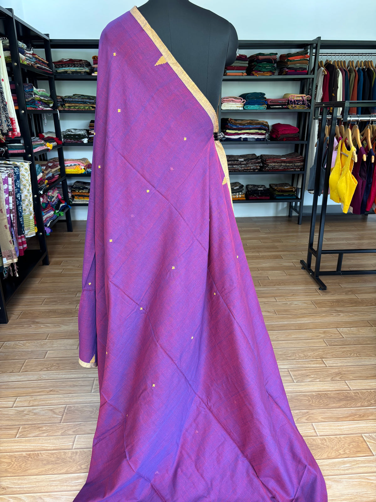 PURPLE JAMDANI SAREE