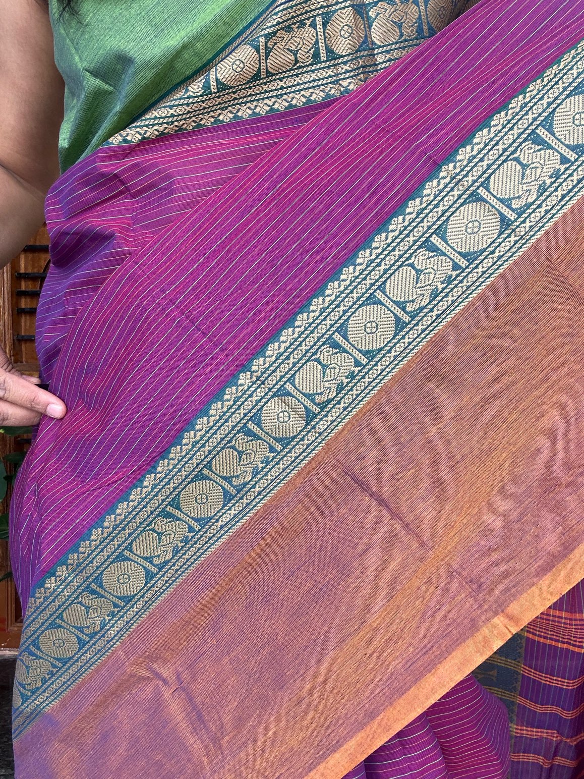 PURPLE KANCHI COTTON