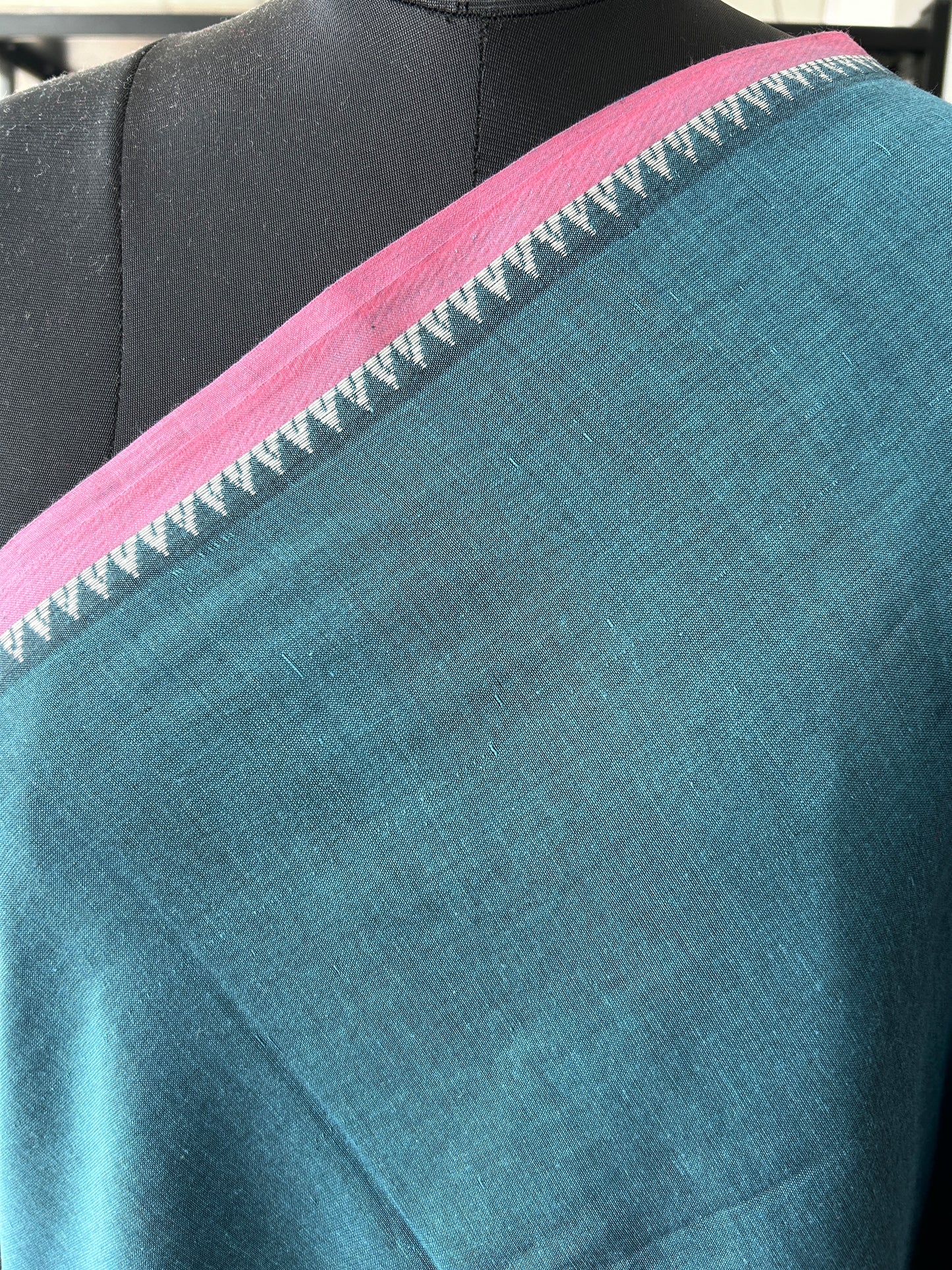 BLUE DHANIAKHALI SAREE