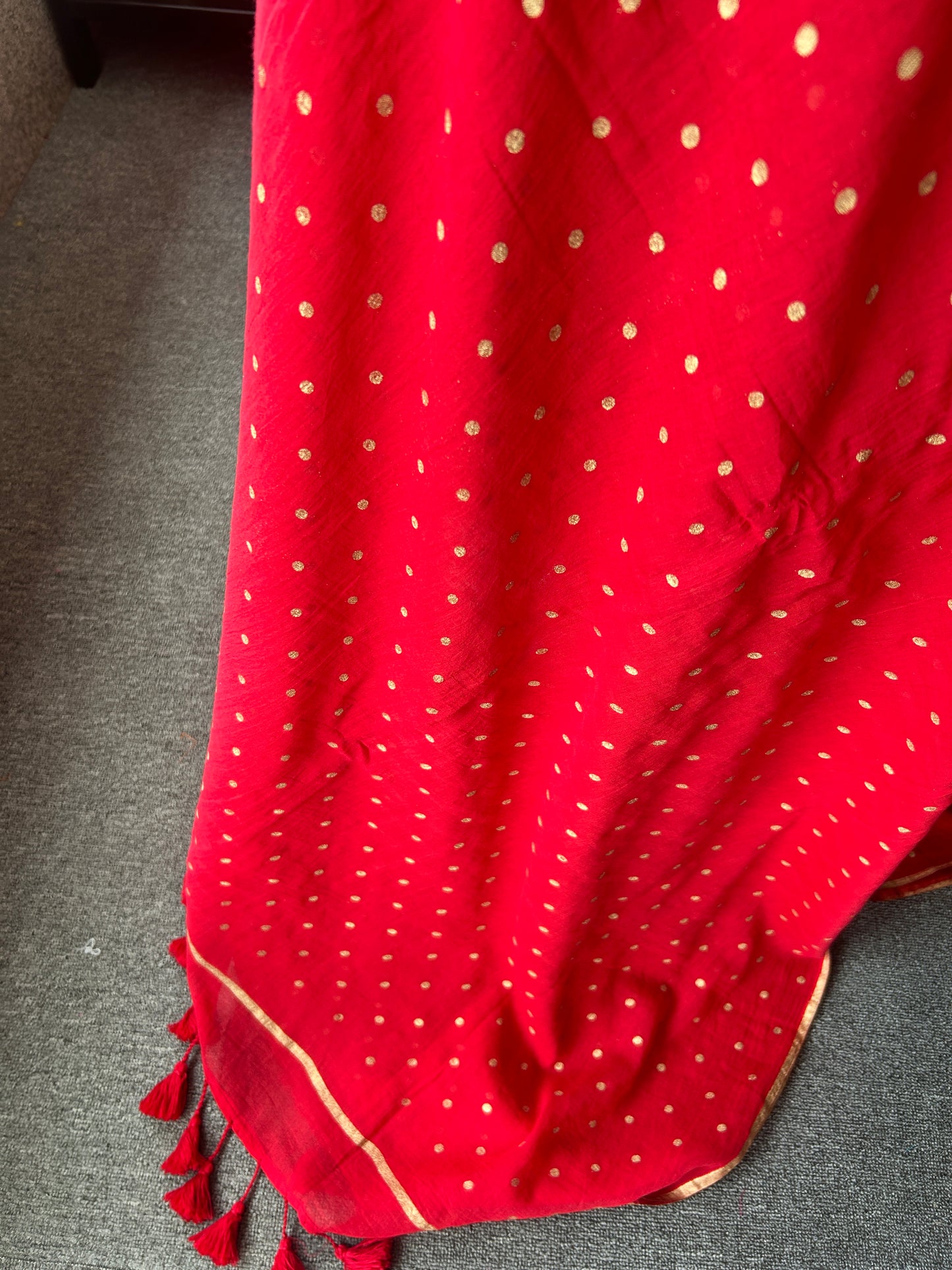 RED MUL SAREE