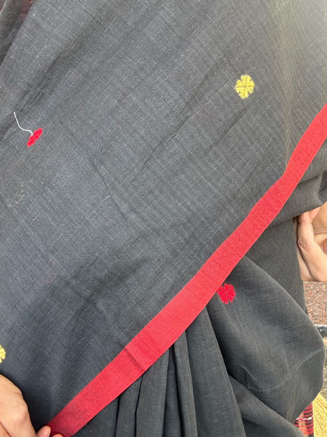 BLACK JAMDANI SAREE