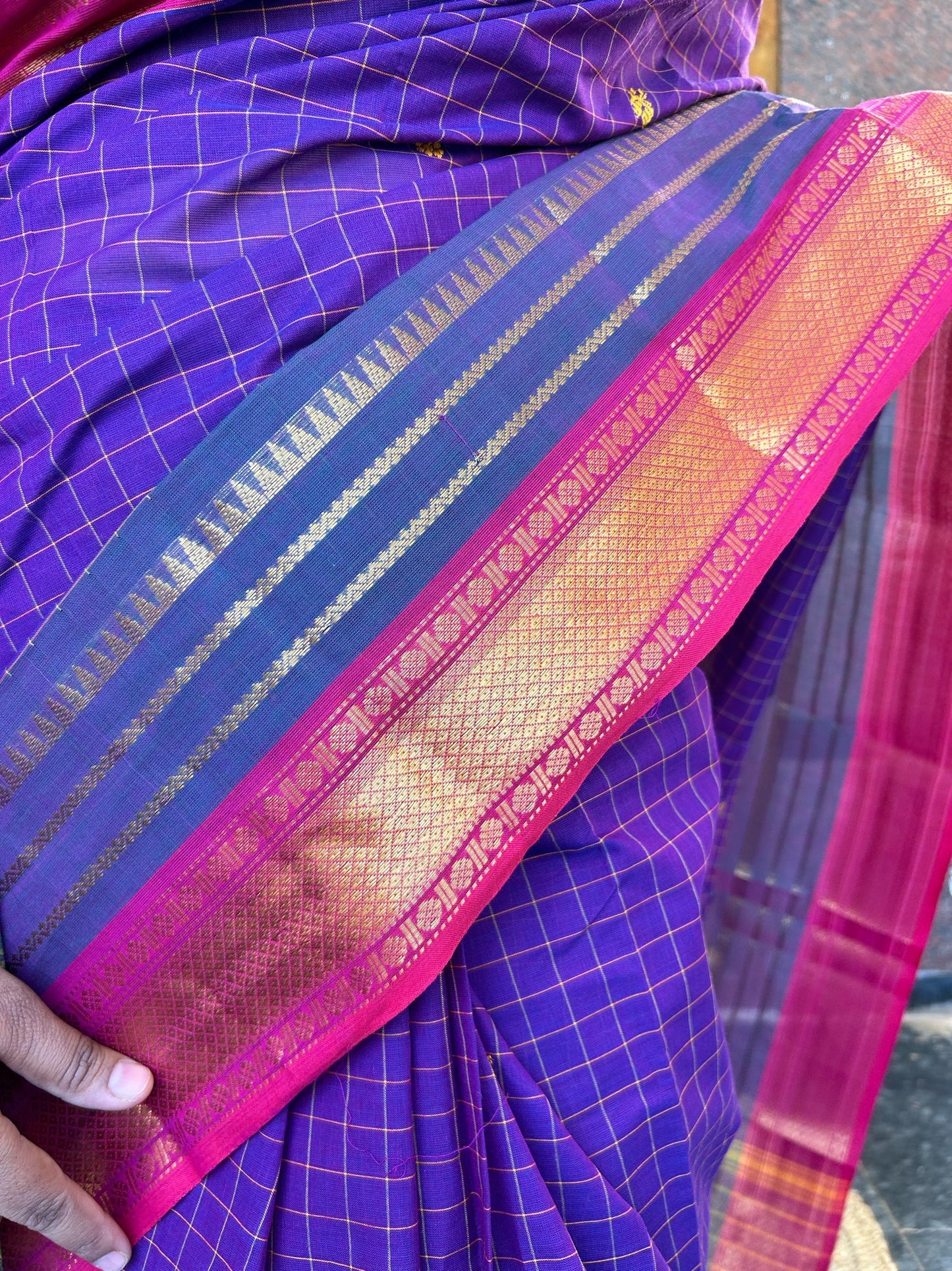 BLUE KANCHI COTTON