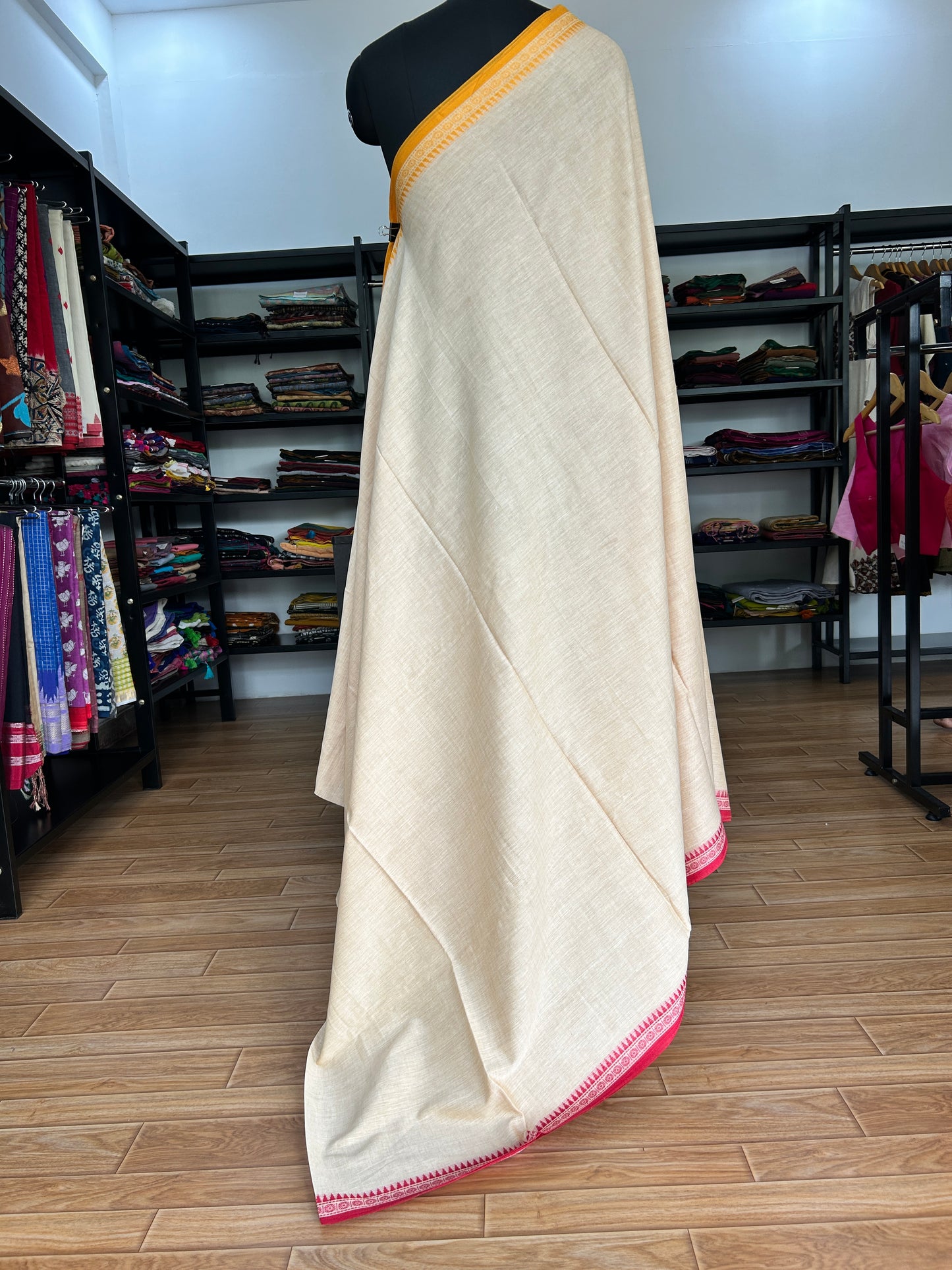 YELLOW DHANIAKHALI SAREE