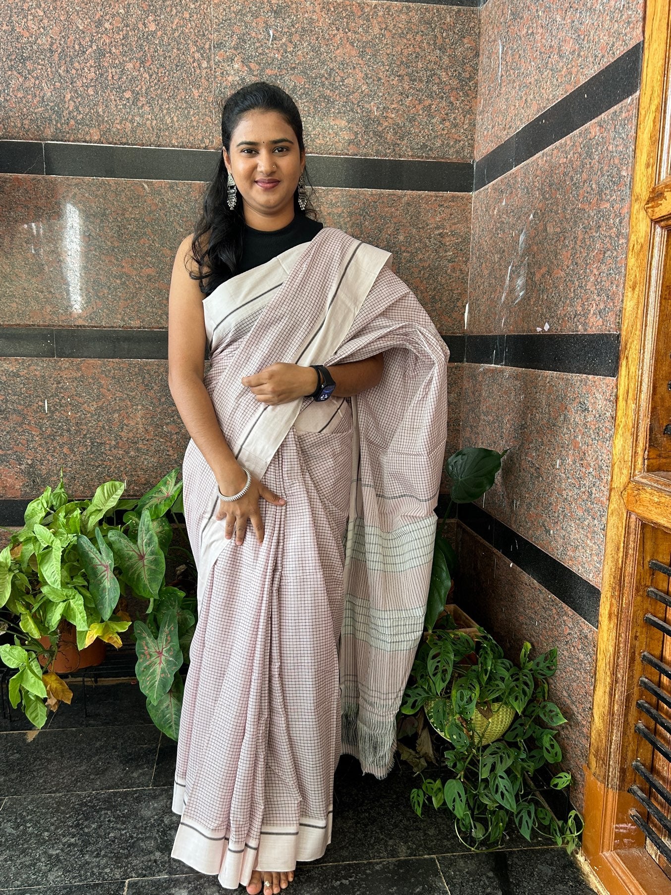 PINK PATTEDANCHU SAREE.