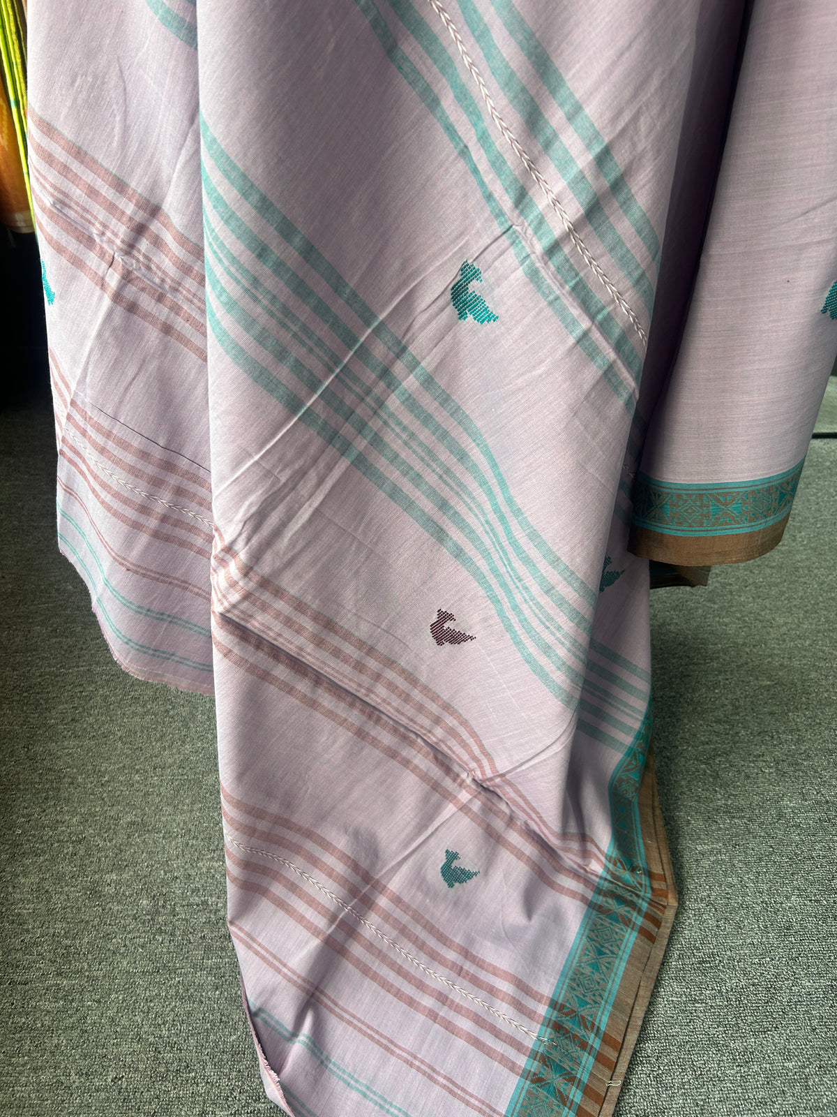 PINK DHANIAKHALI SAREE