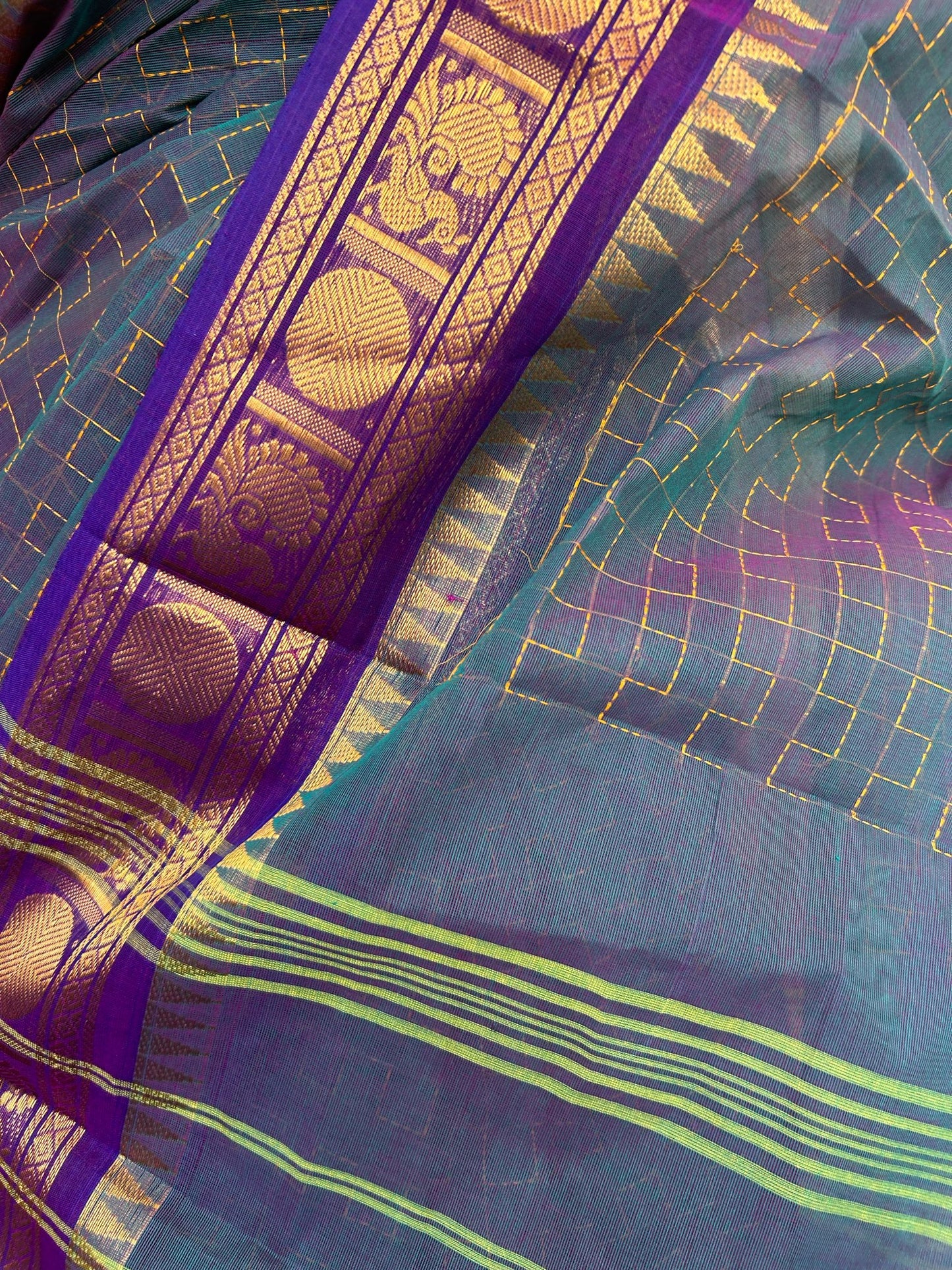 BLUE KANCHI COTTON