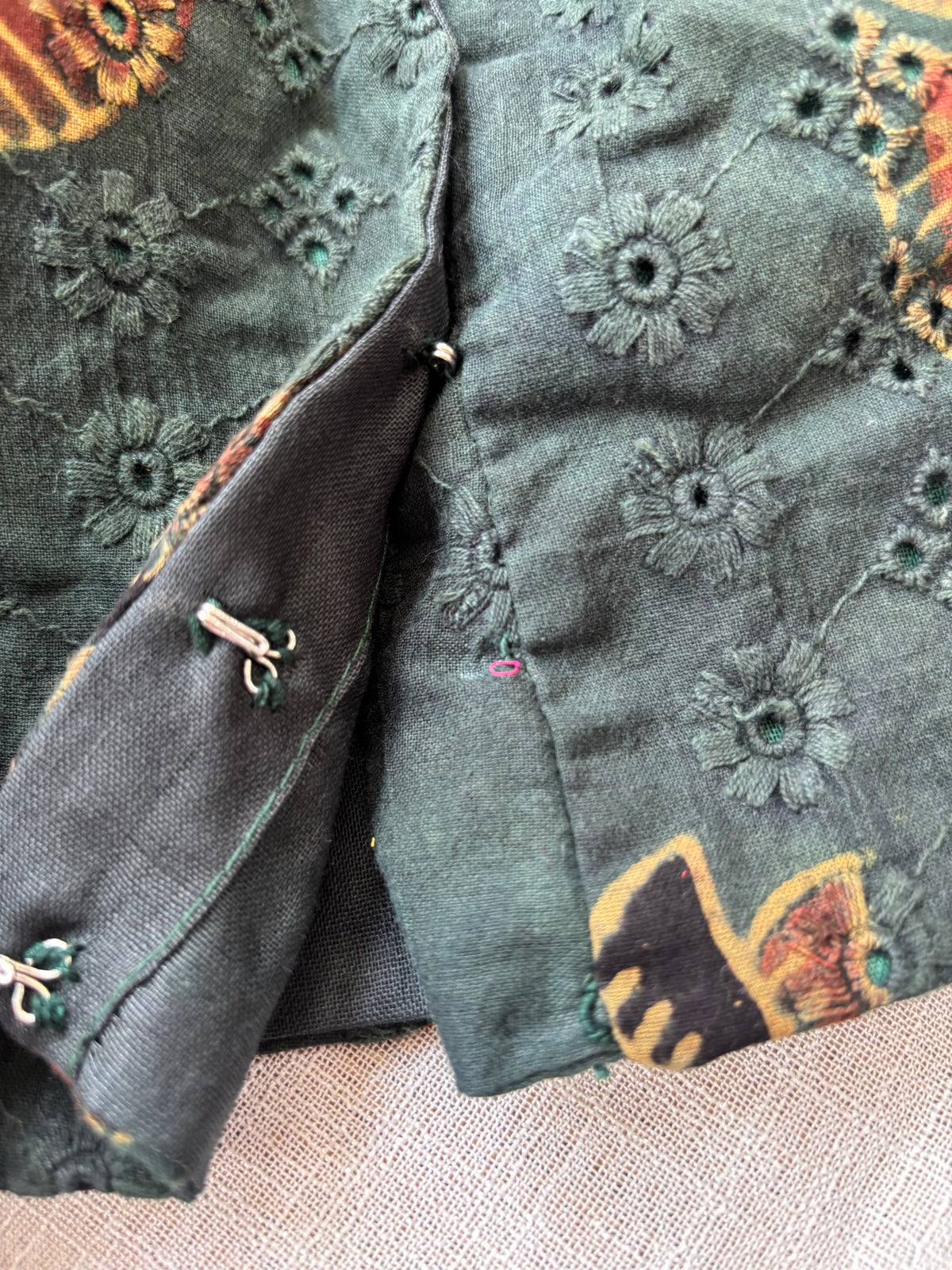 GREEN HAKOBA BLOUSE