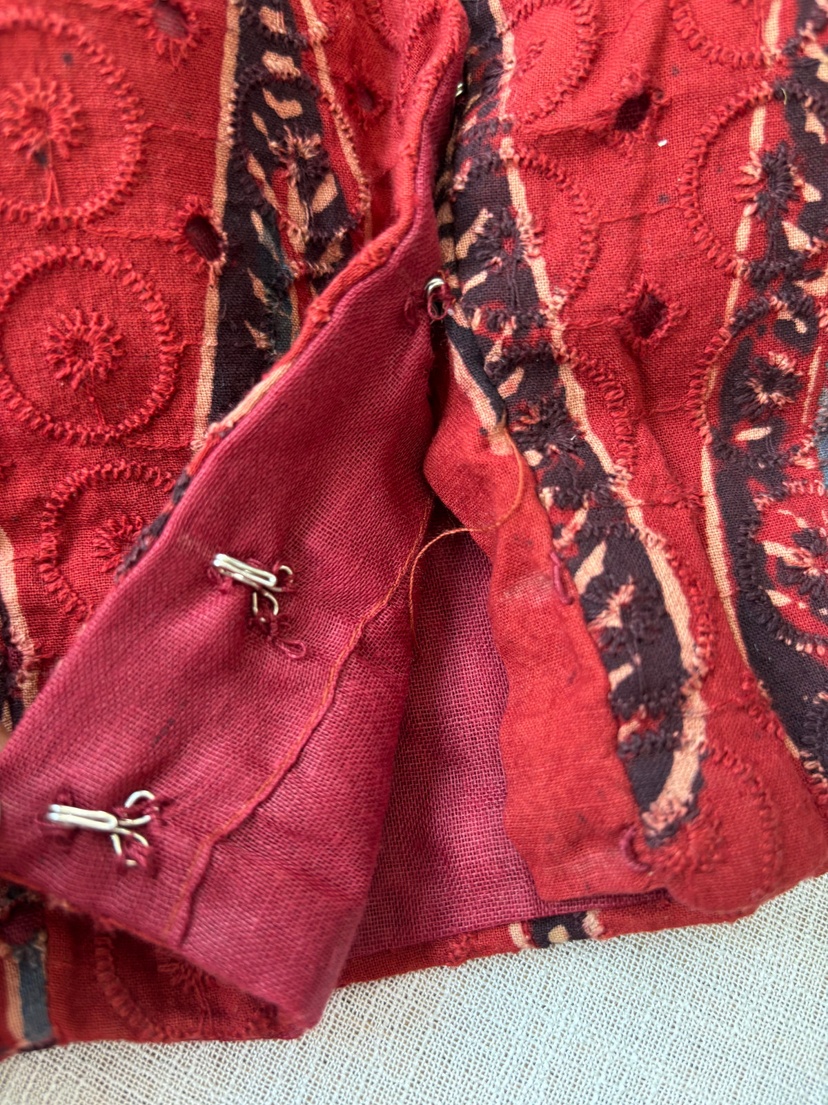 MARRON HAKOBA BLOUSE
