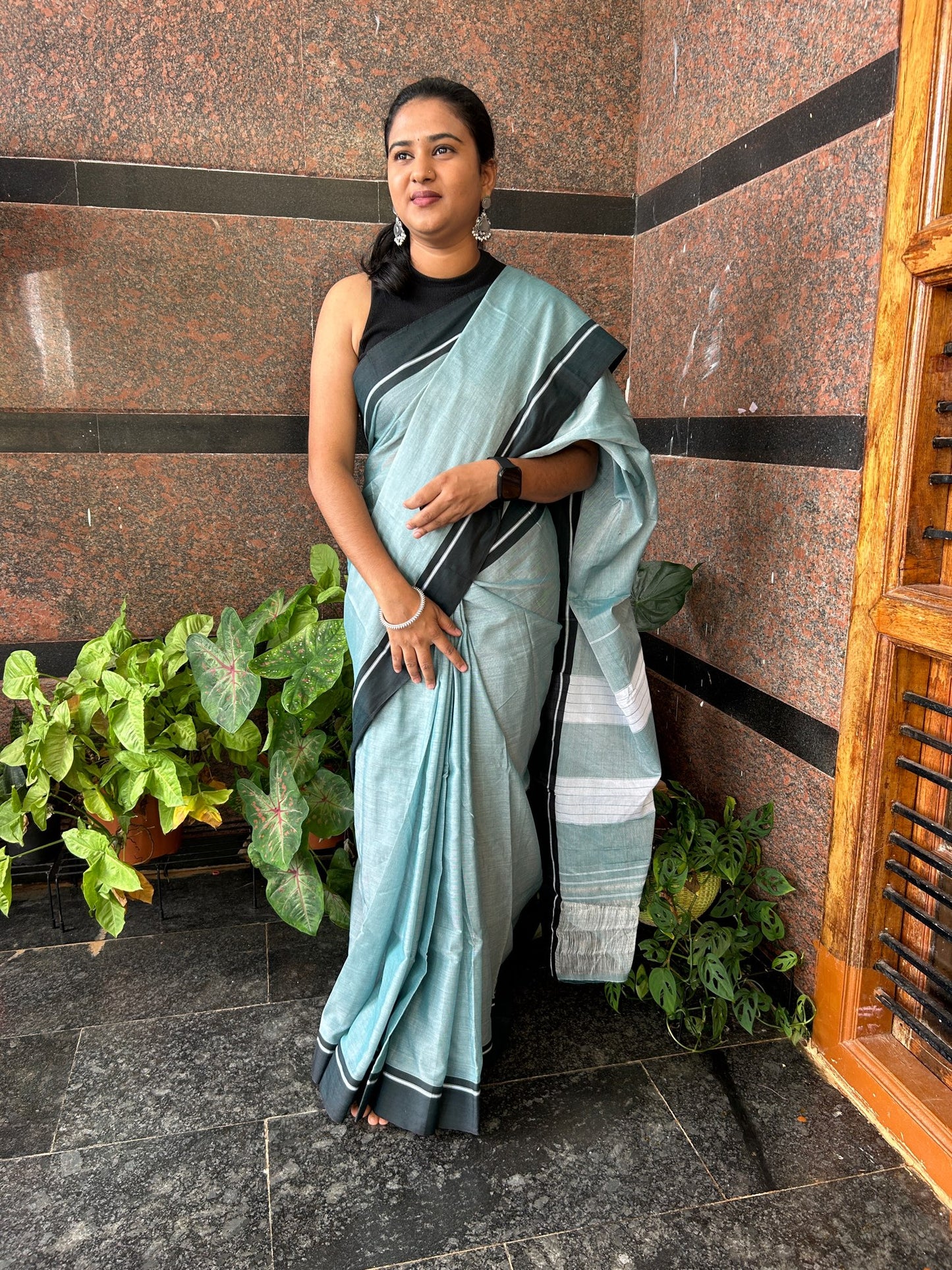 GREEN PATTEDANCHU SAREE.