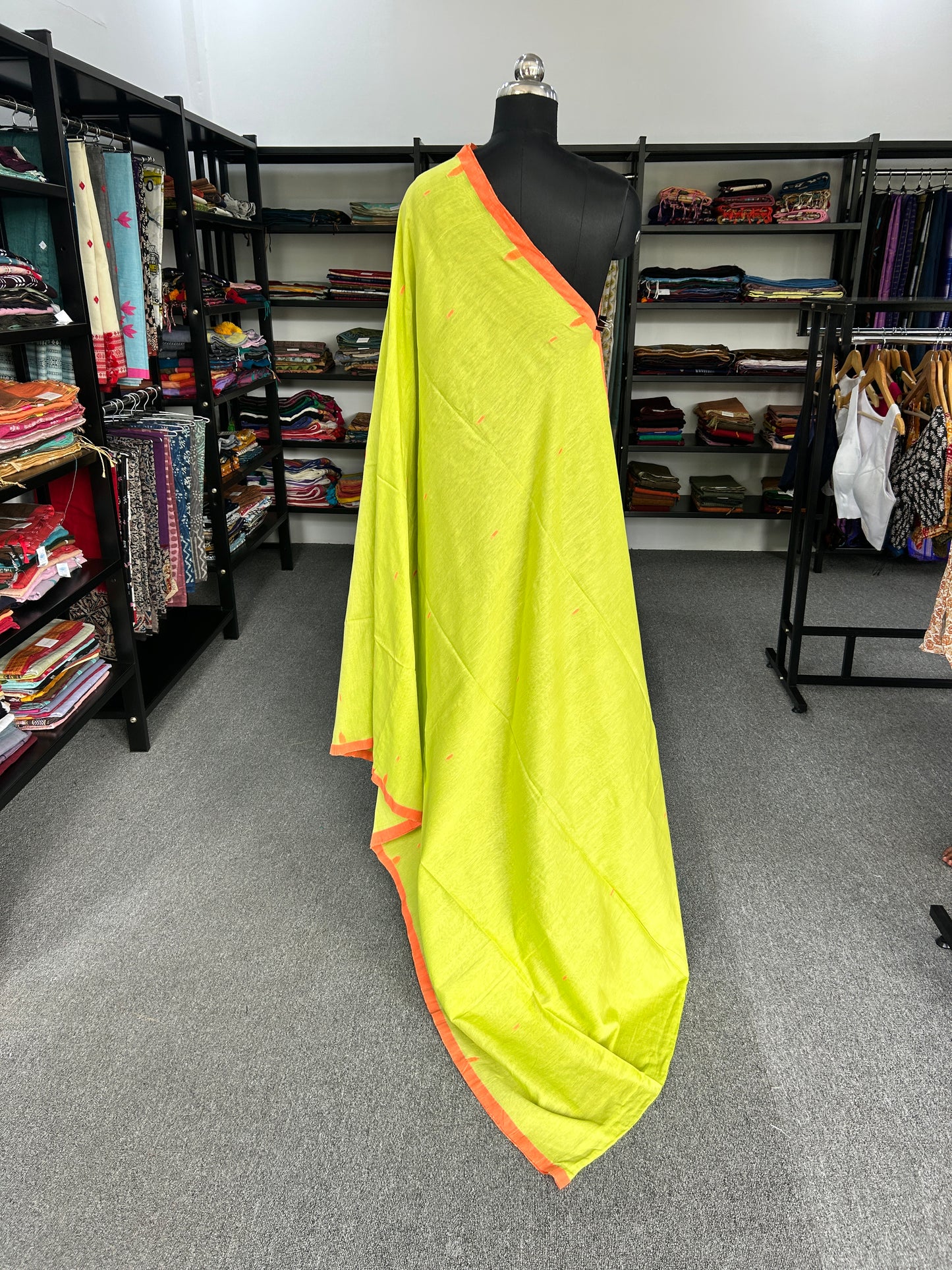 GREEN JAMDANI SAREE