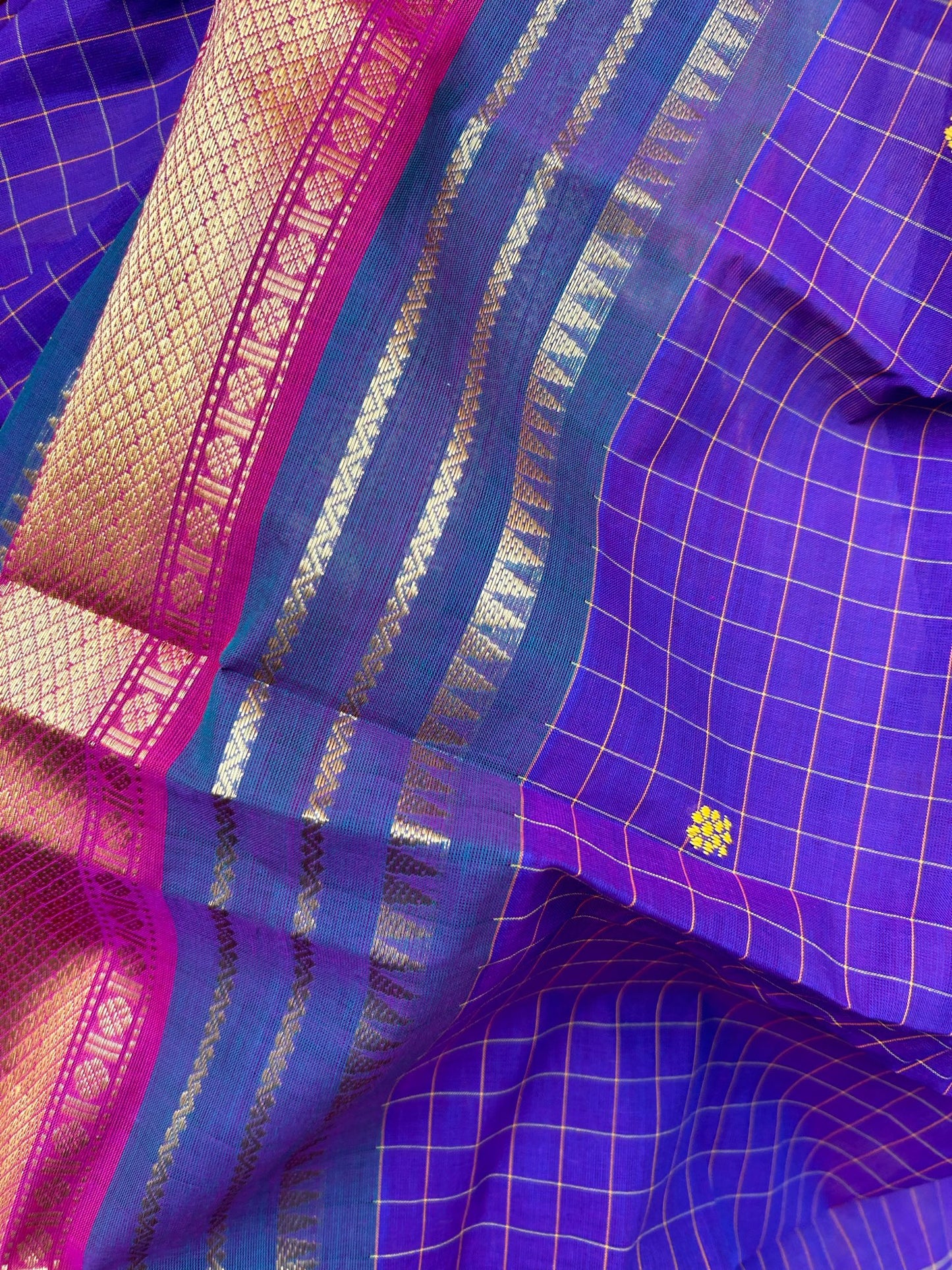BLUE KANCHI COTTON