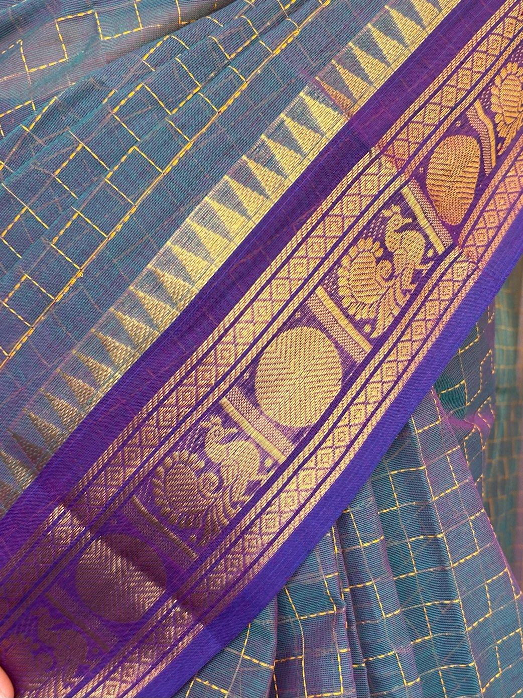 BLUE KANCHI COTTON