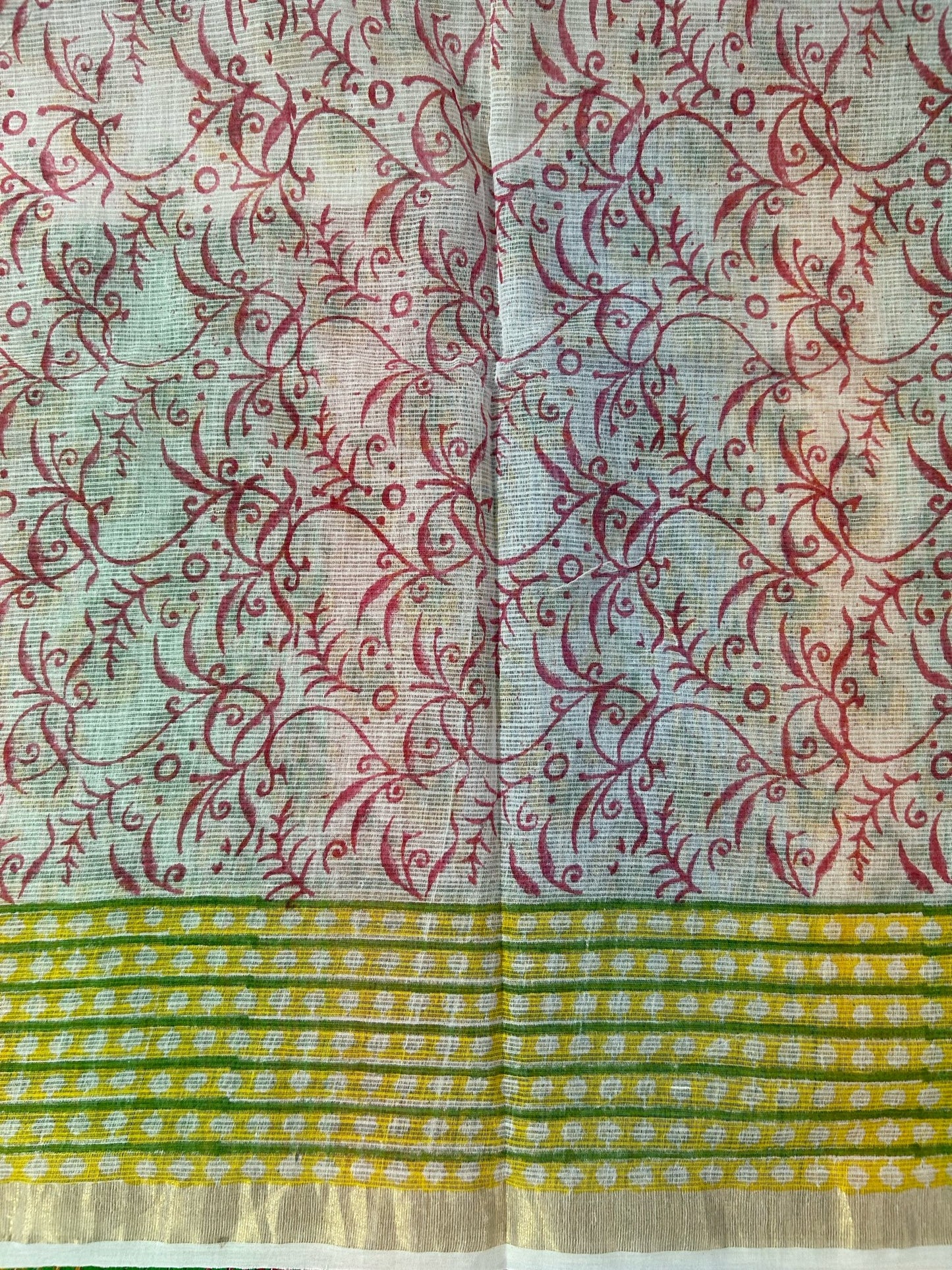 White kota doria saree