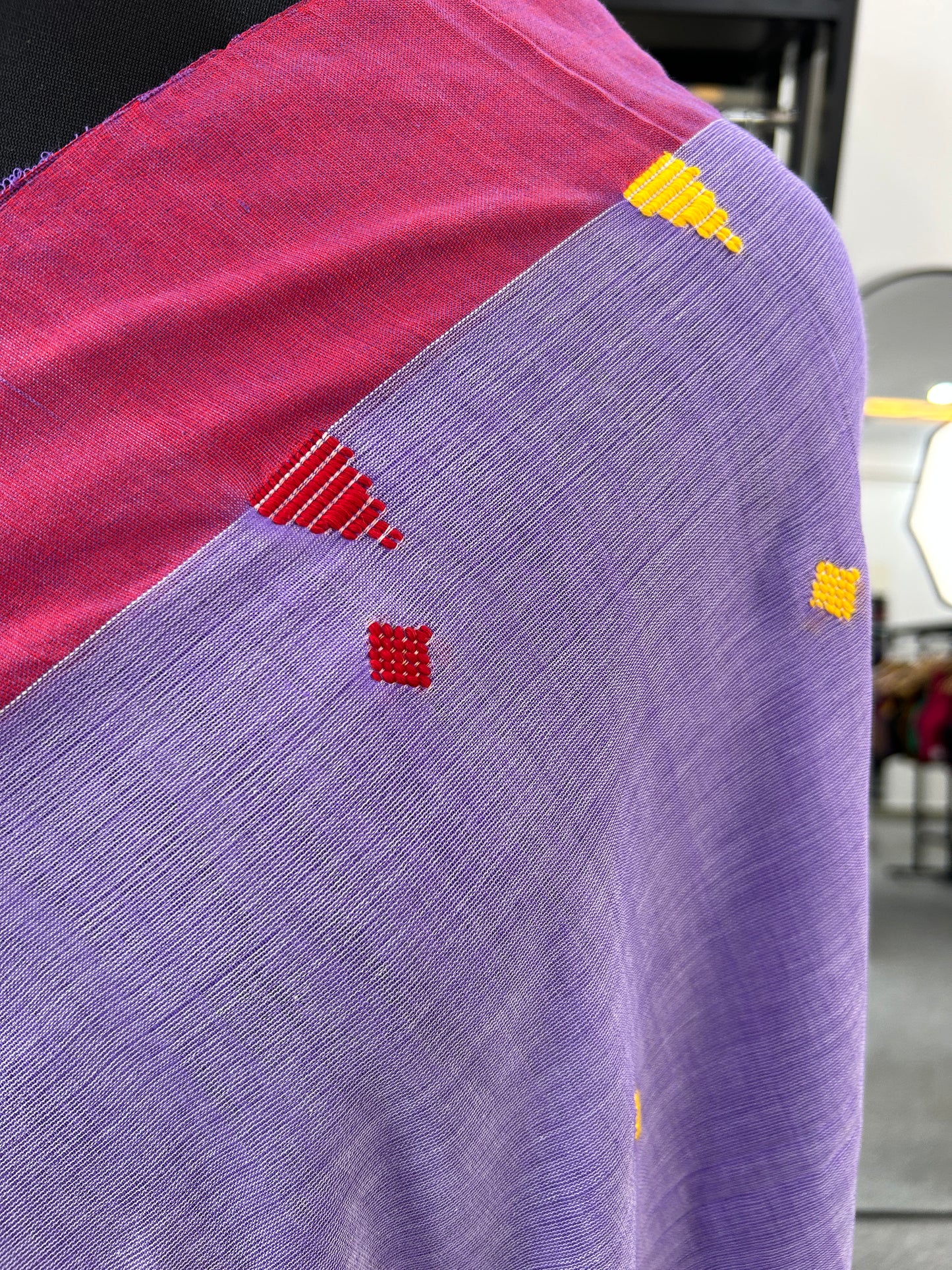 LAVENDER JAMDANI SAREE
