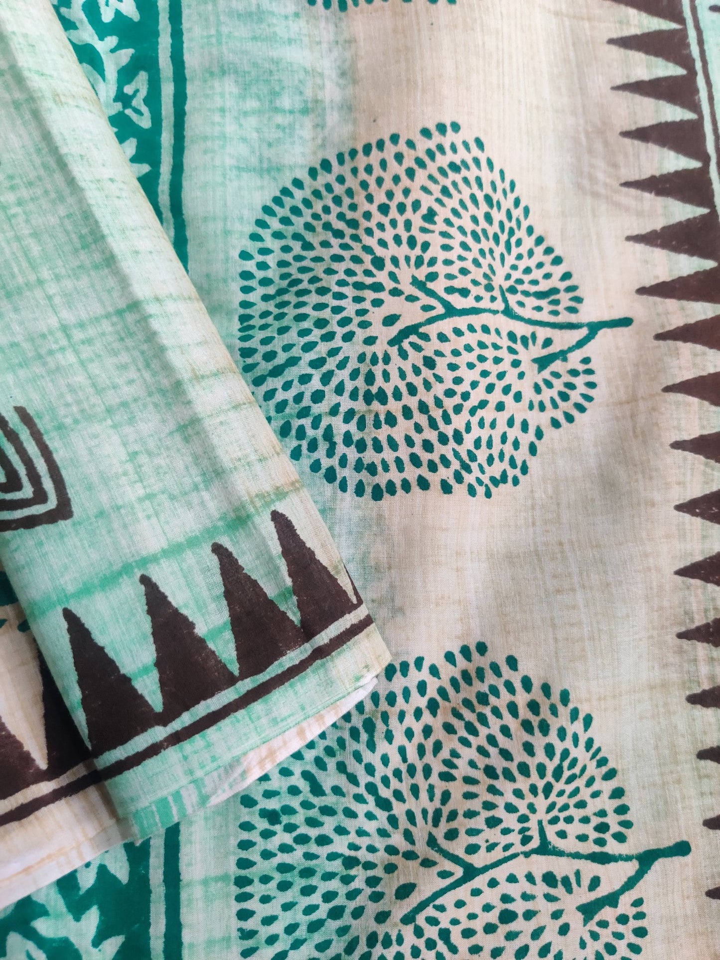 BLUE MUL COTTON SAREE