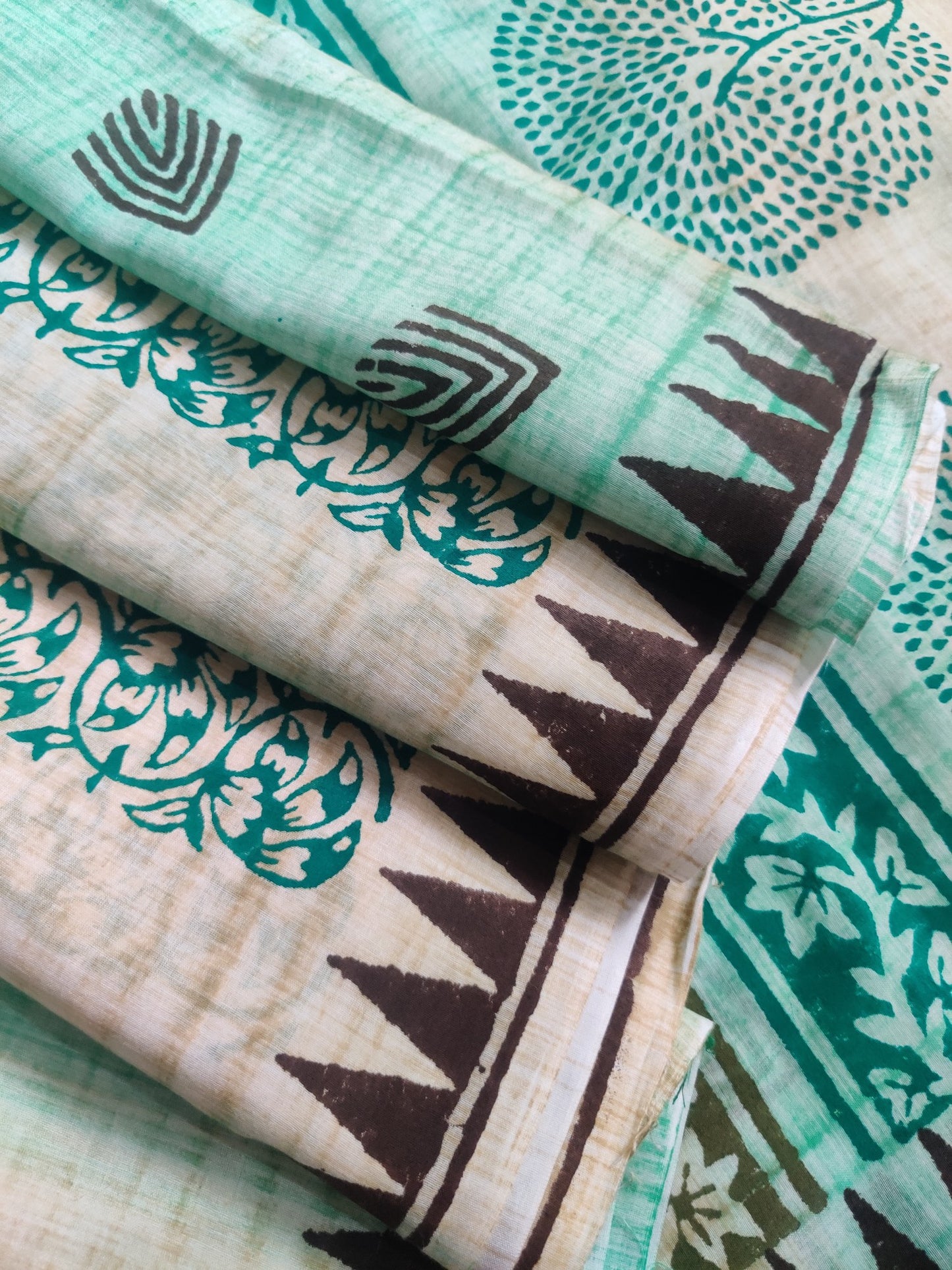 BLUE MUL COTTON SAREE