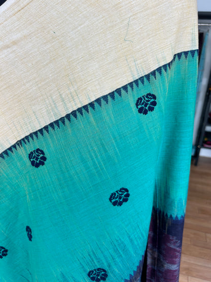 GREEN DHANIAKHALI SAREE