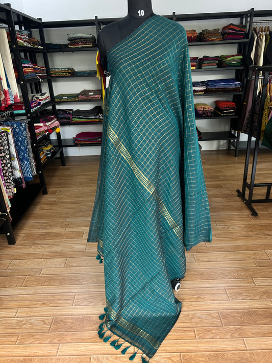 GREEN MUL SAREE