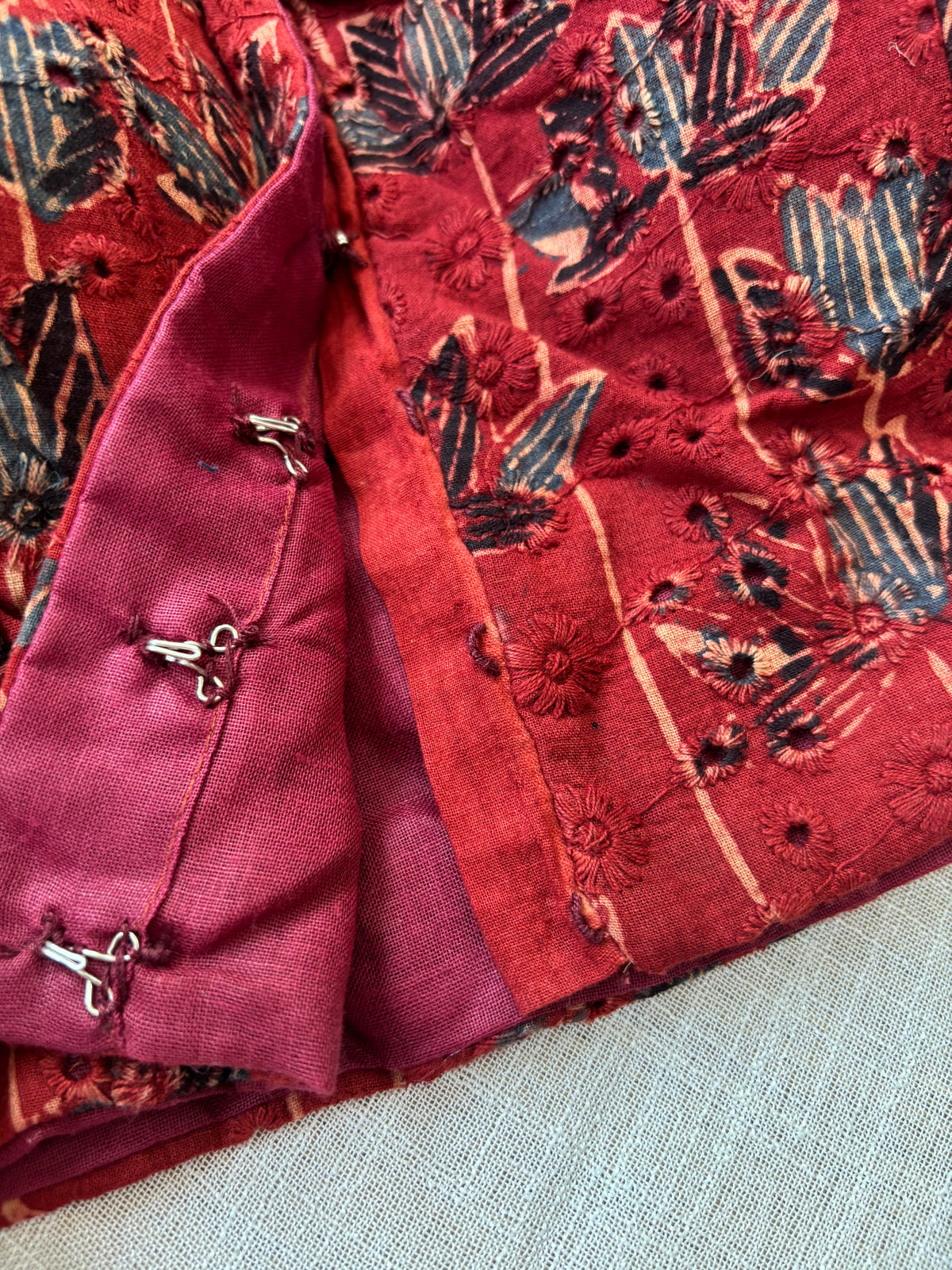 MARRON HAKOBA BLOUSE