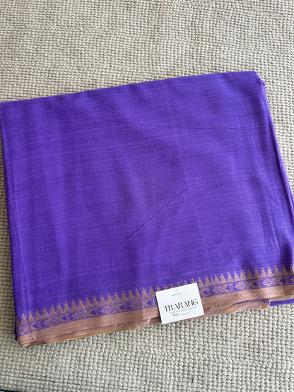 PURPLE DHANIAKHALI SAREE