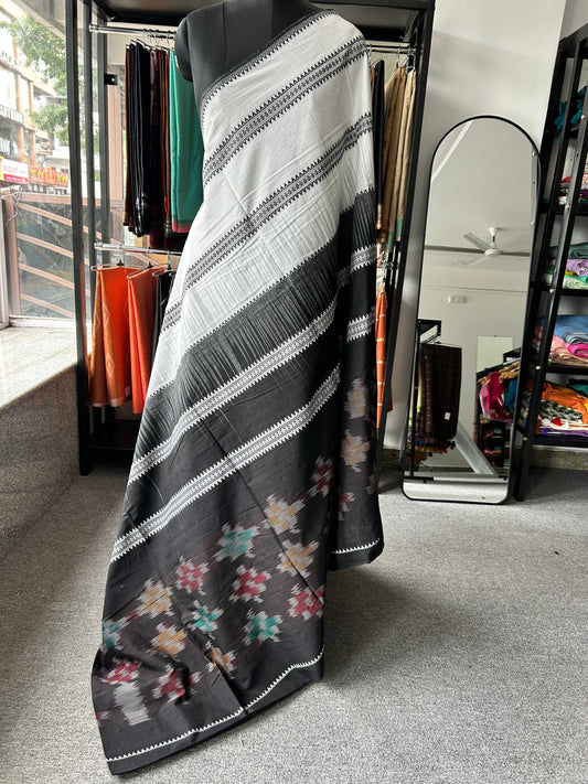 BLACK DHANIAKHALI SAREE