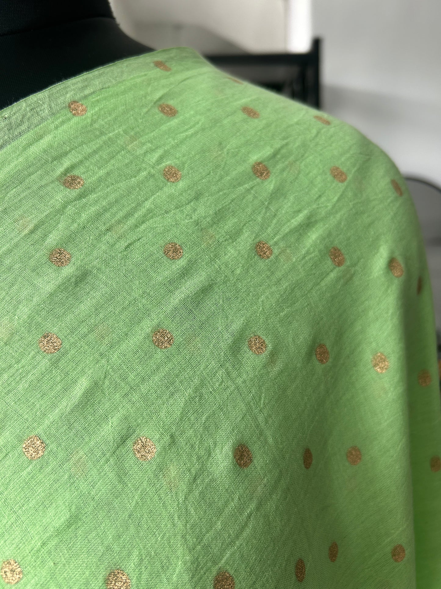 GREEN MUL SAREE