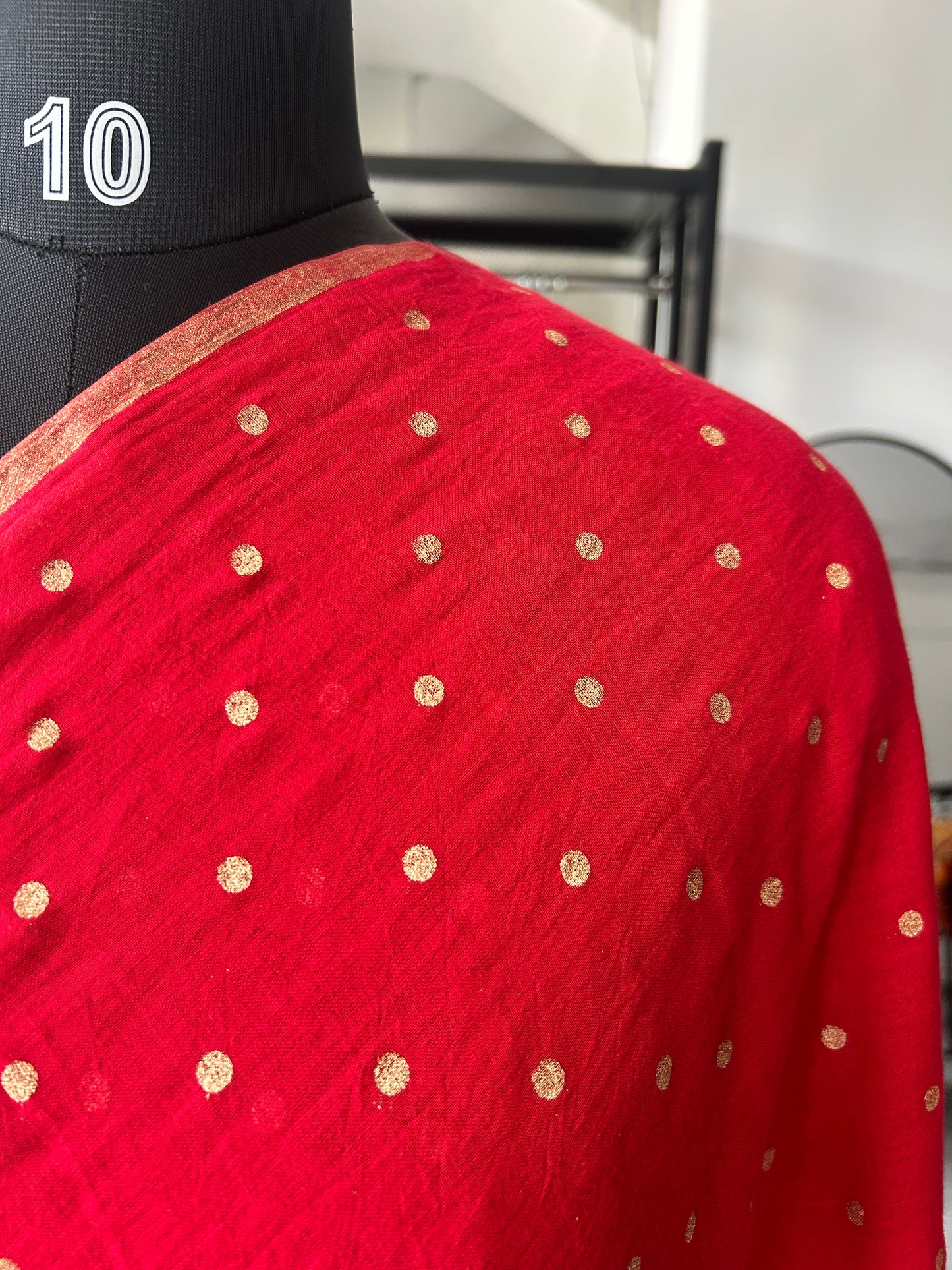 RED MUL SAREE