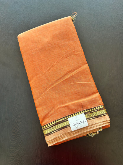 ORANGE NARAYANPET SAREE