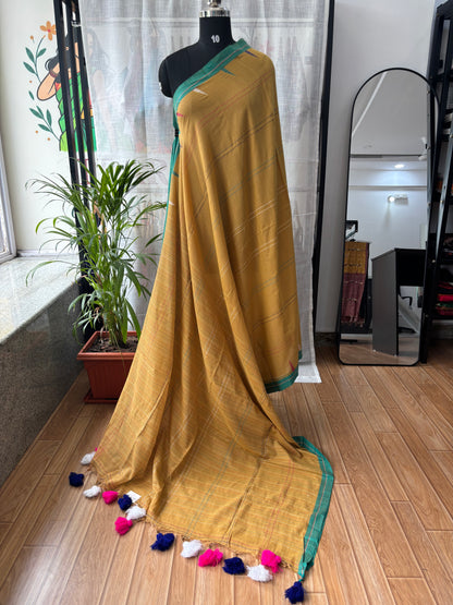 BEIGE JAMDANI SAREE