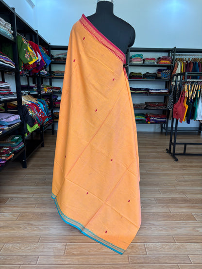 ORANGE DHANIAKHALI SAREE