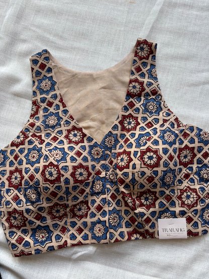 BIEGE COTTON BLOUSE
